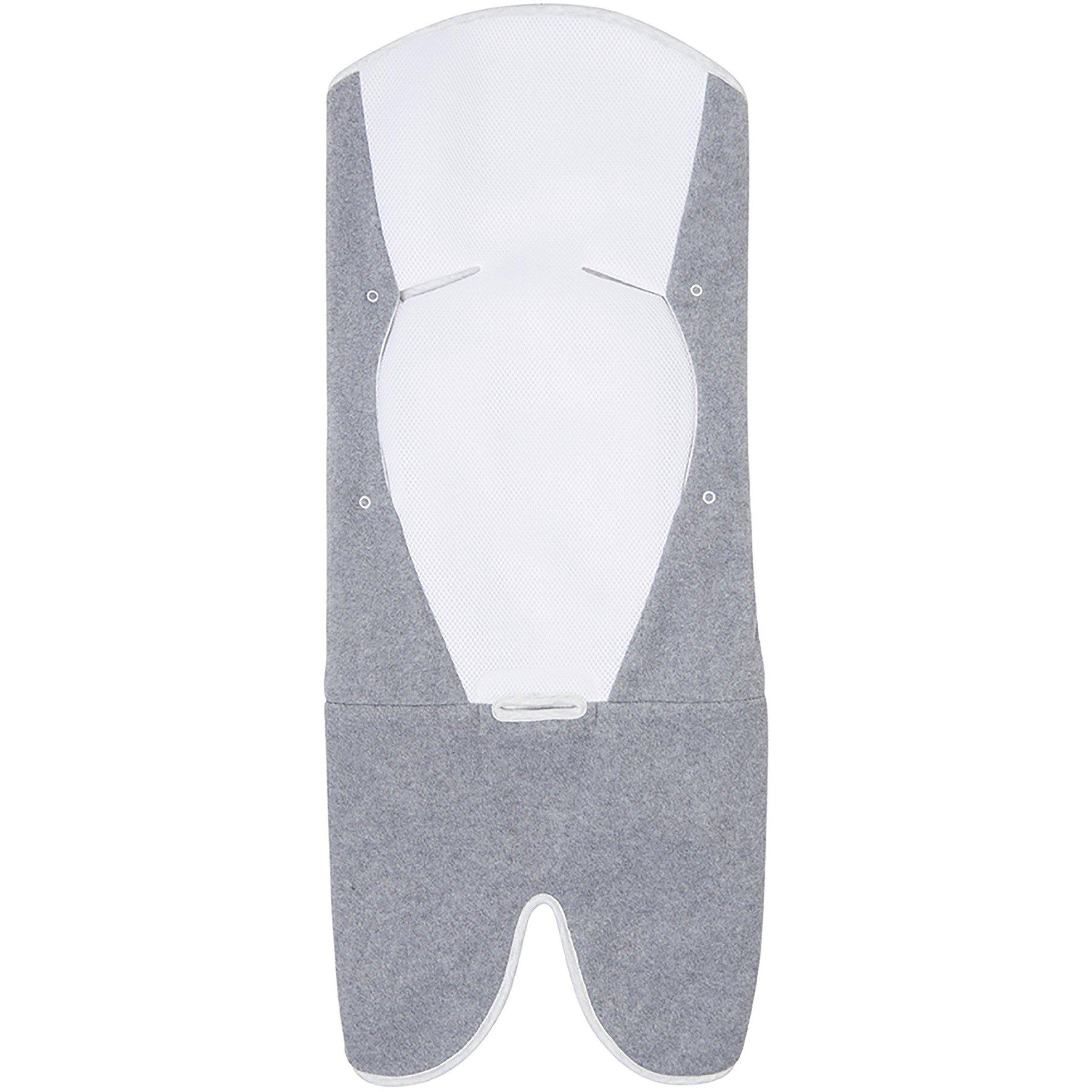 Grey - Purflo - Cosy Wrap Travel Blanket in Minimal Grey - 6