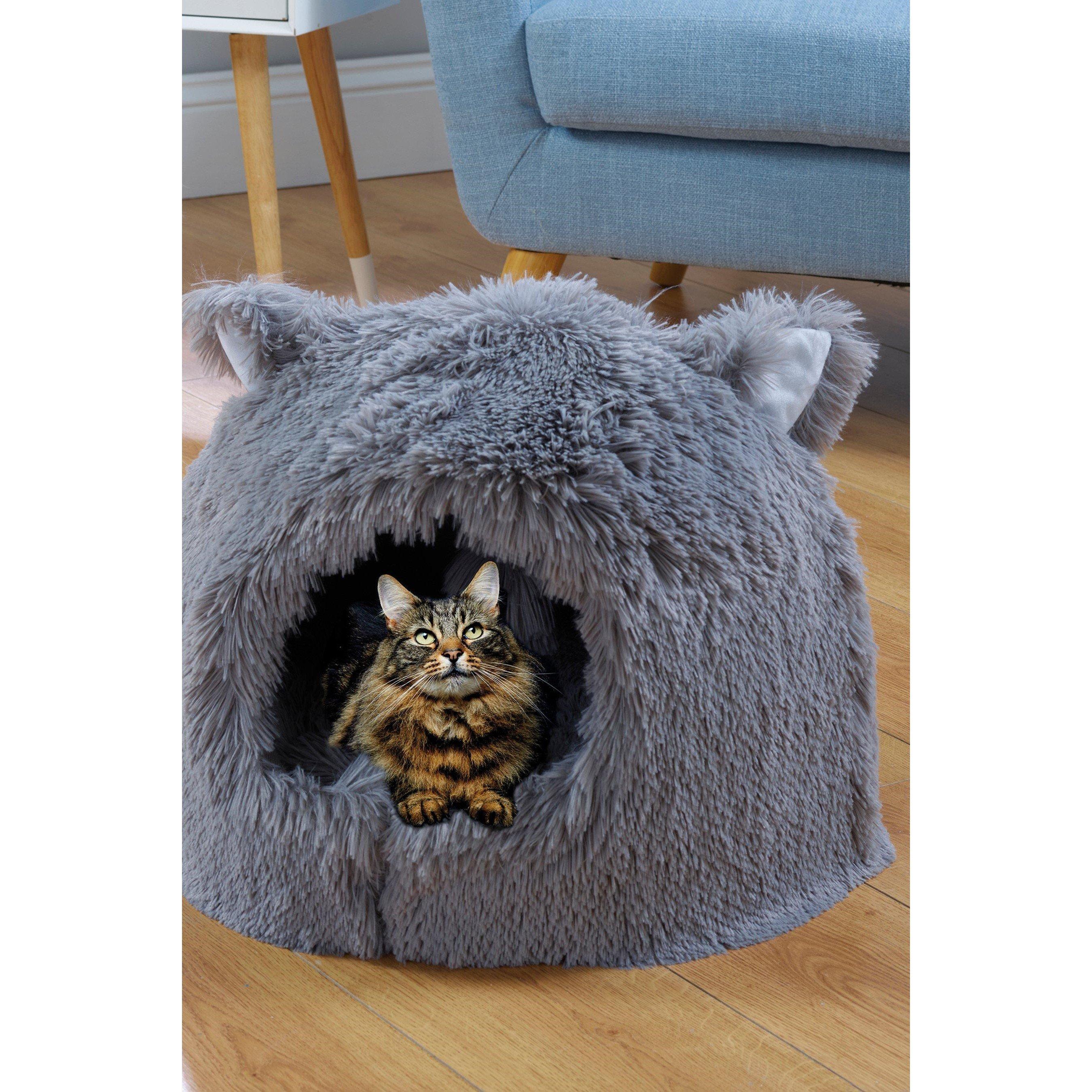 Grey - Studio - Cat Cave Pet Bed - 3
