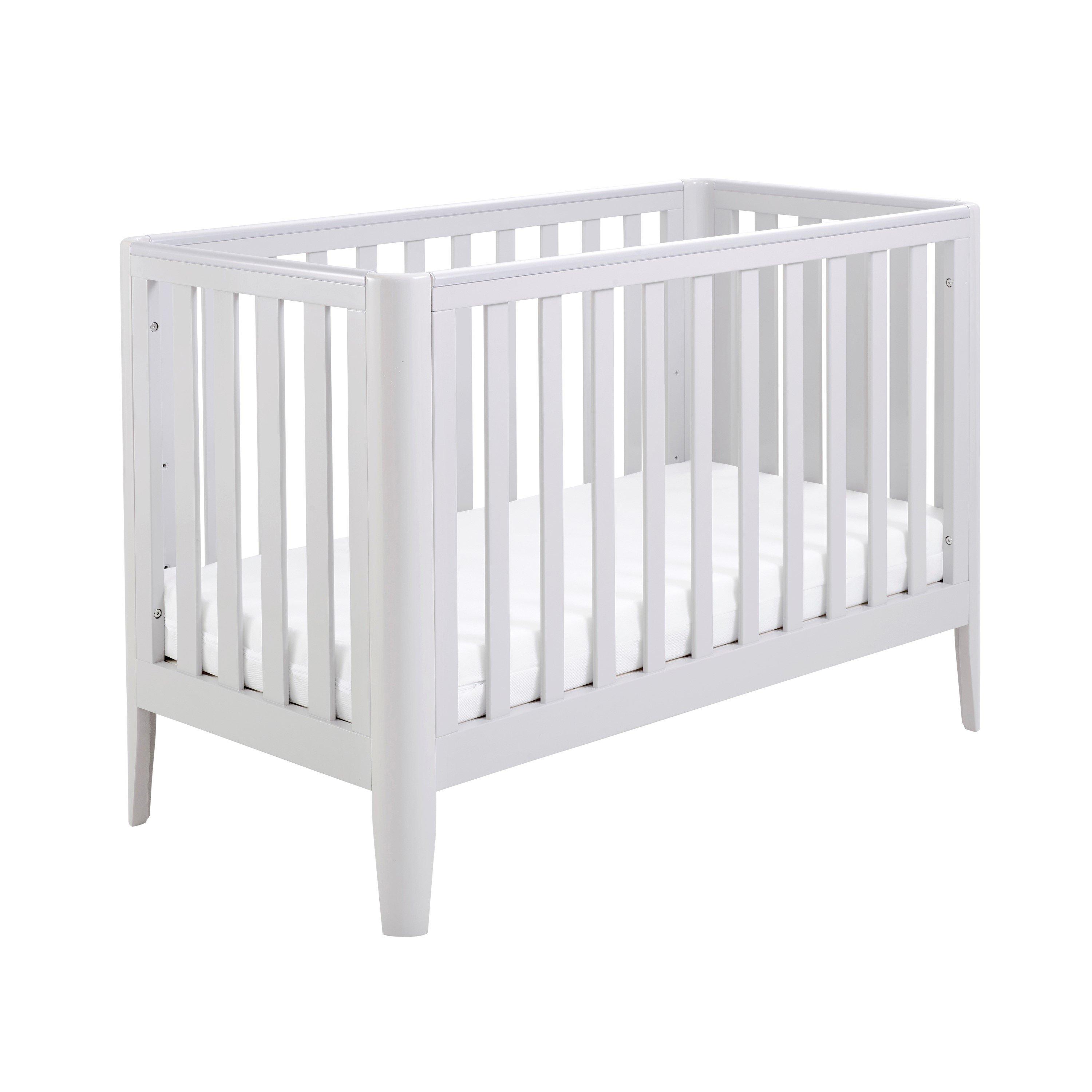 Babymore  Newborn Iris Cot Bed – Grey - 125x65x85