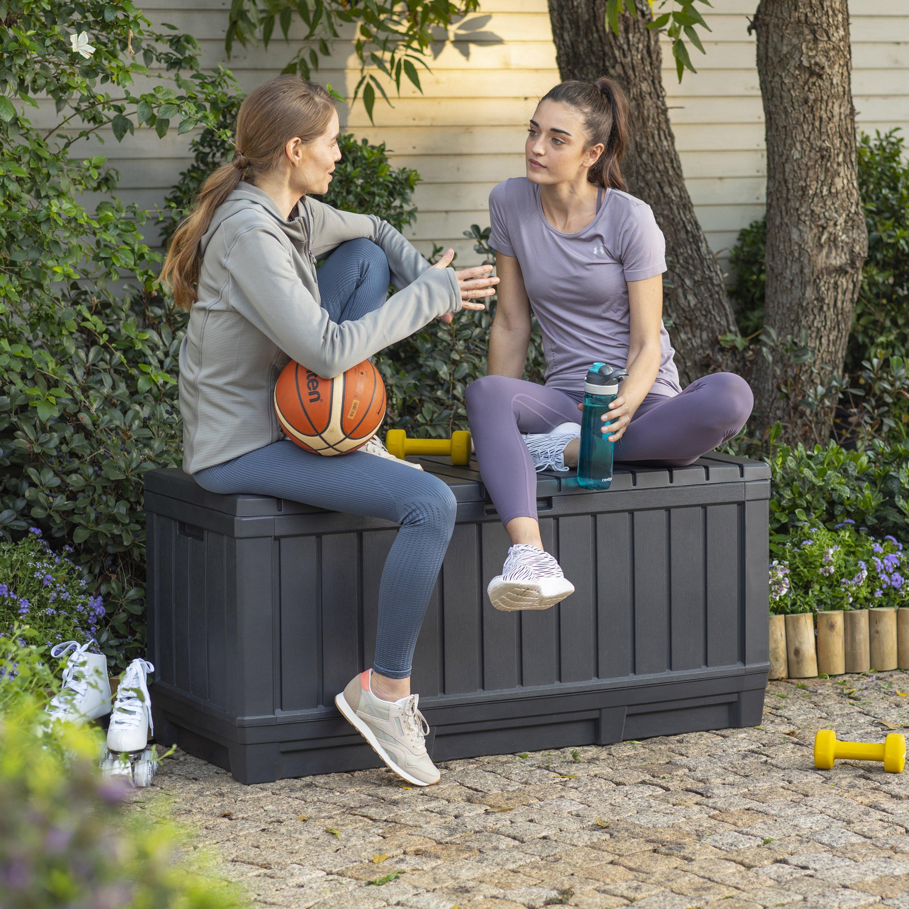 Anthracite - Keter - Kentwood 350L Storage Box - 5