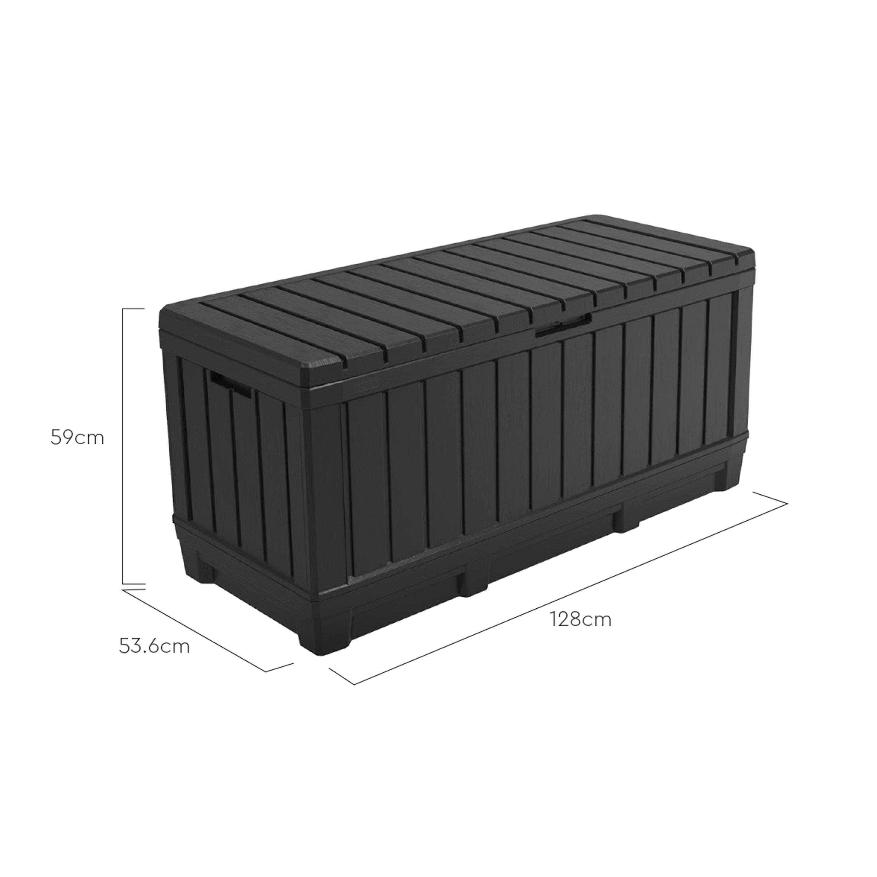 Anthracite - Keter - Kentwood 350L Storage Box - 7