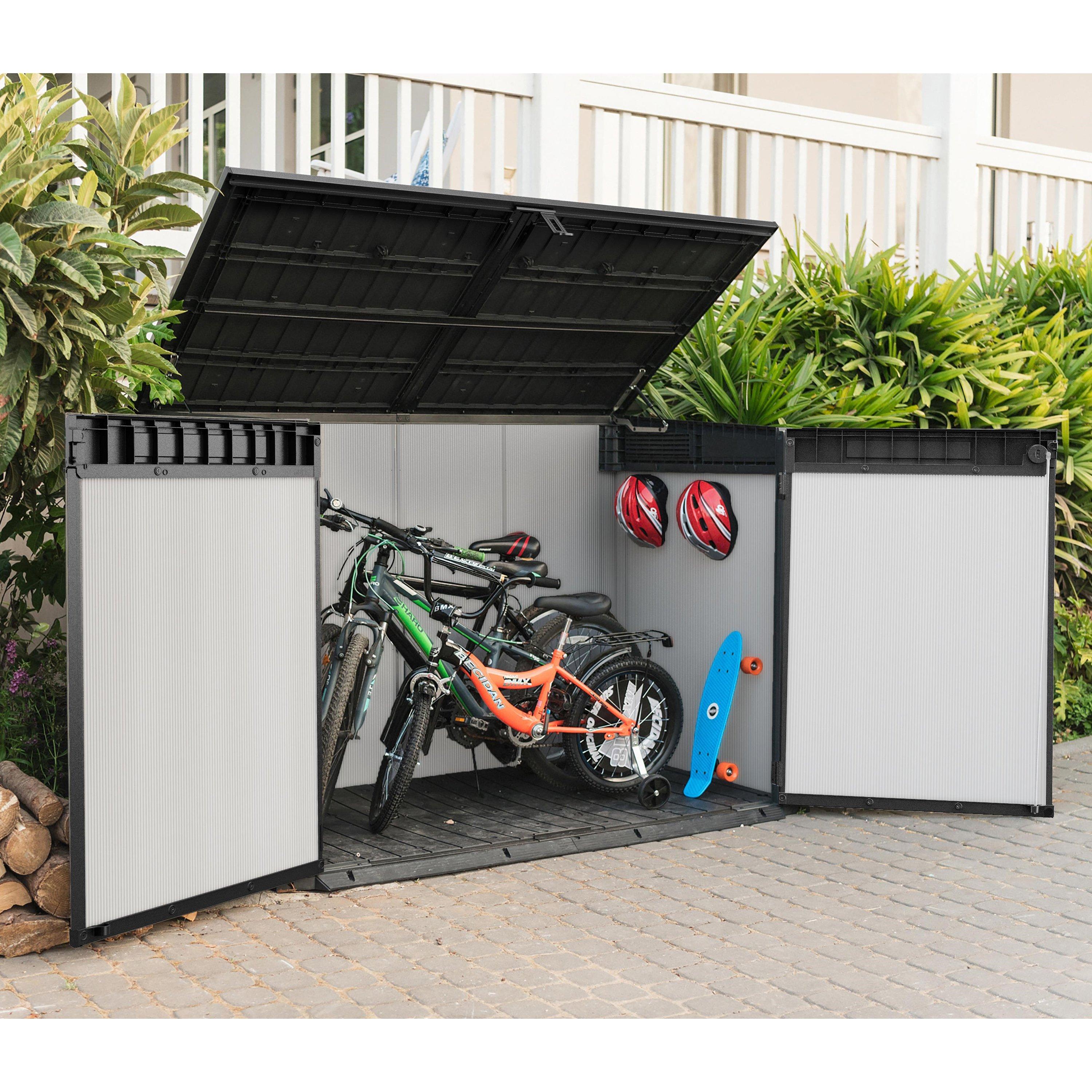 Grey - Keter - Premier Jumbo 2020L Outdoor Storage Box - 2