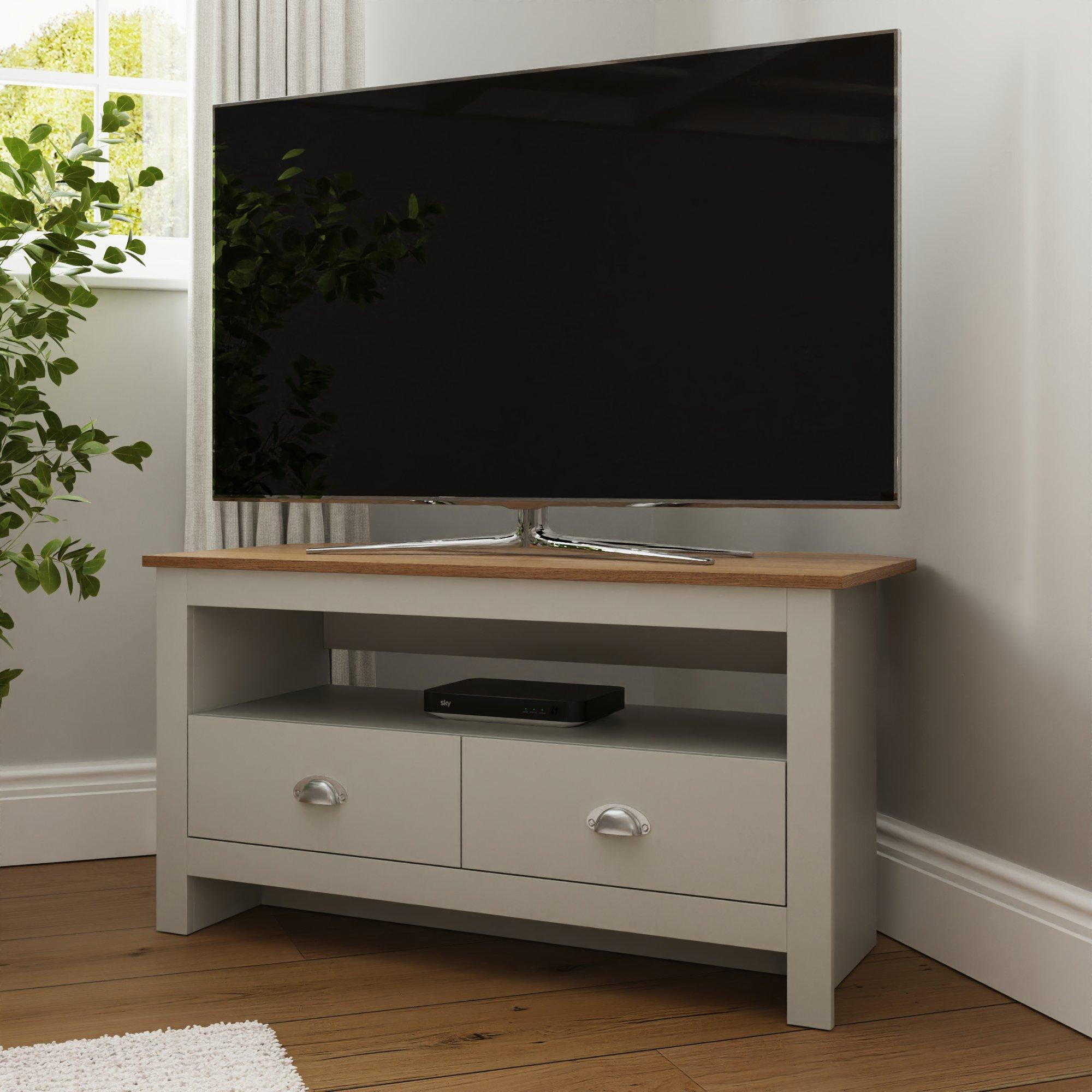 Grey - GFW - GFW Lancaster Corner TV Unit - 2