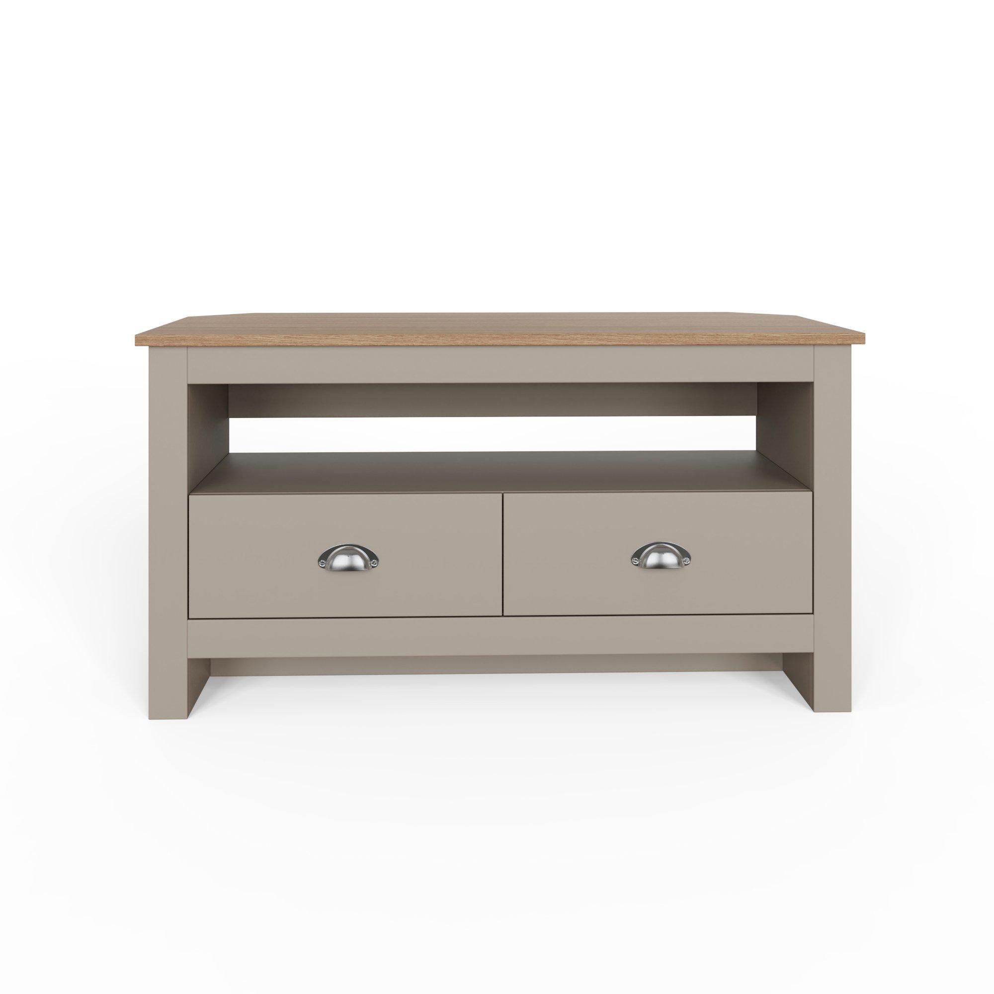Grey - GFW - GFW Lancaster Corner TV Unit - 5