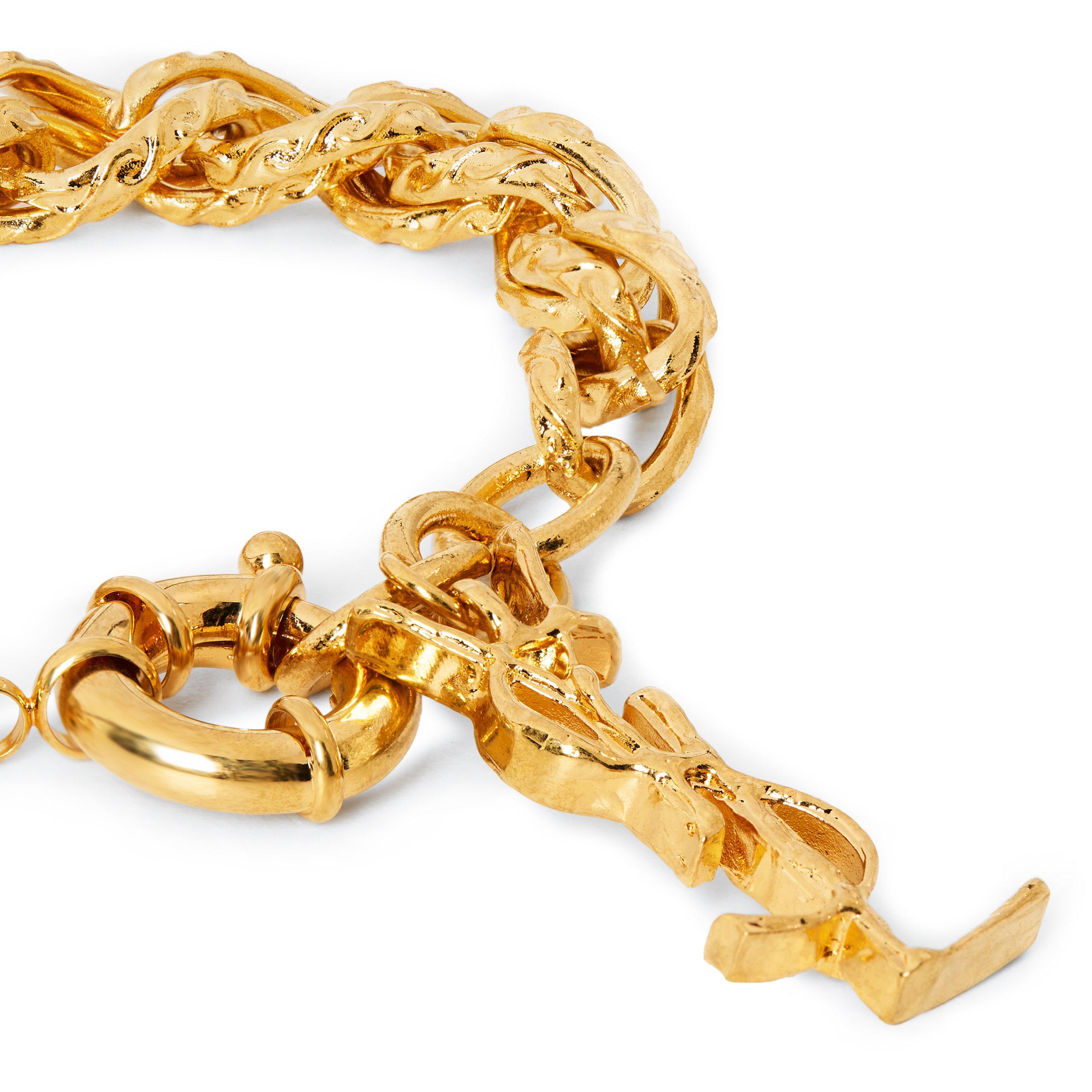 GOLD - Saint Laurent - BRACELET CHAINE MART - 2