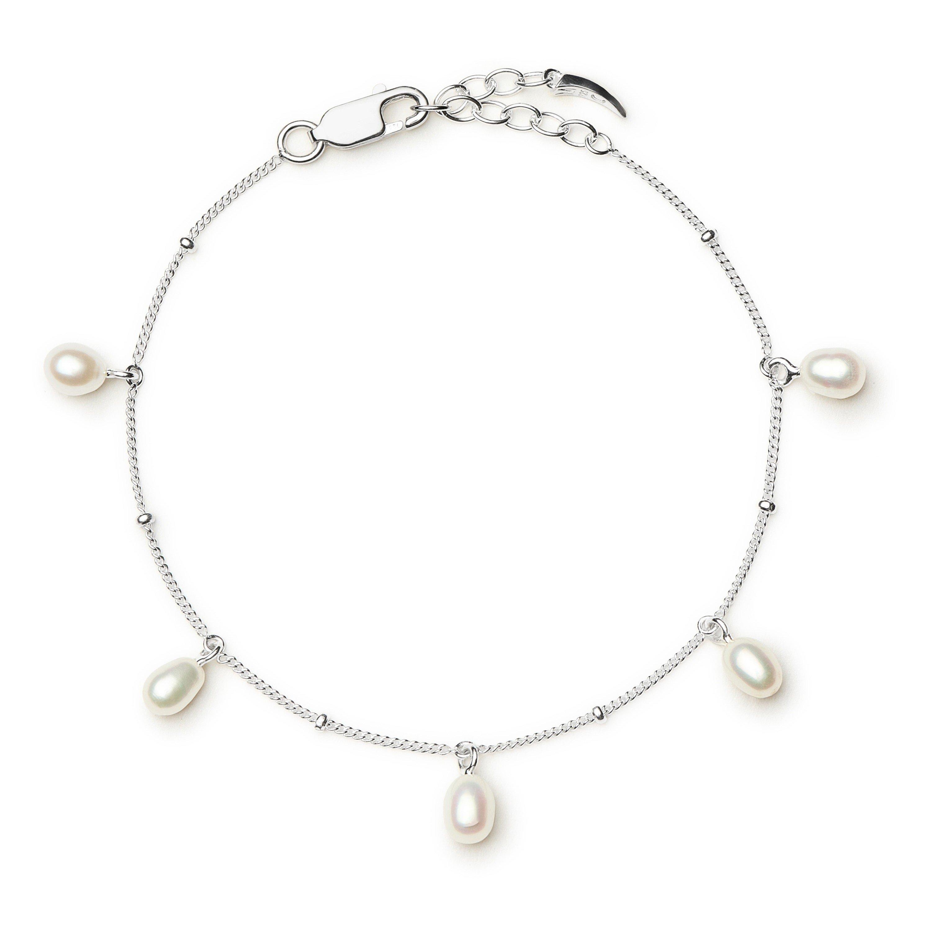 SILVER - Missoma - PEARL BAYA BAROQUE CHAIN BRACE