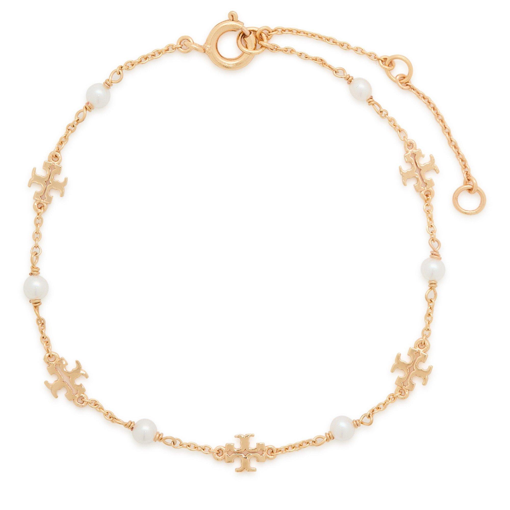 GOLD - Tory Burch - Delicate Moondance Pearl Brace