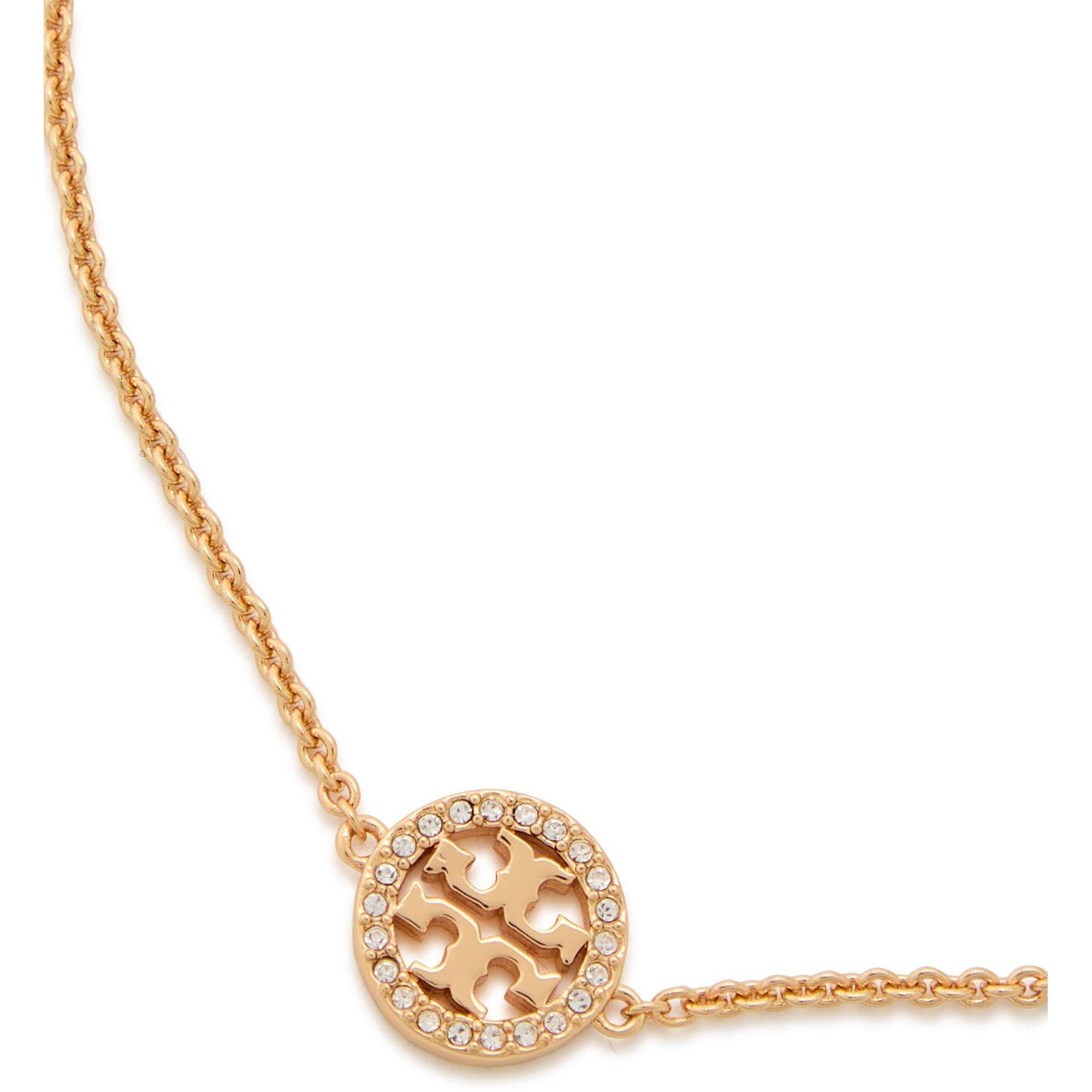GOLD - Tory Burch - Delicate Icon Pavé Chain Brace - 2