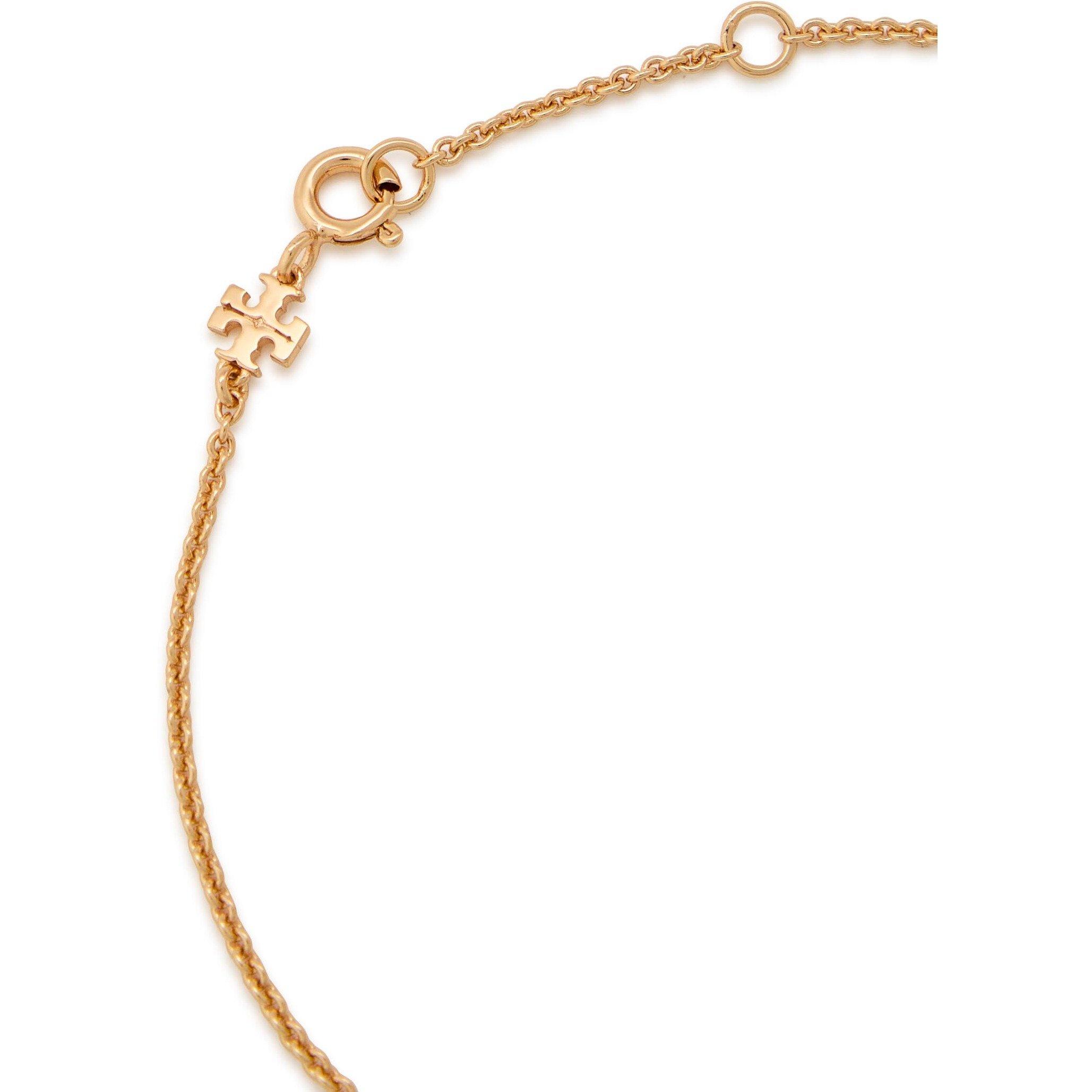 GOLD - Tory Burch - Delicate Icon Pavé Chain Brace - 4