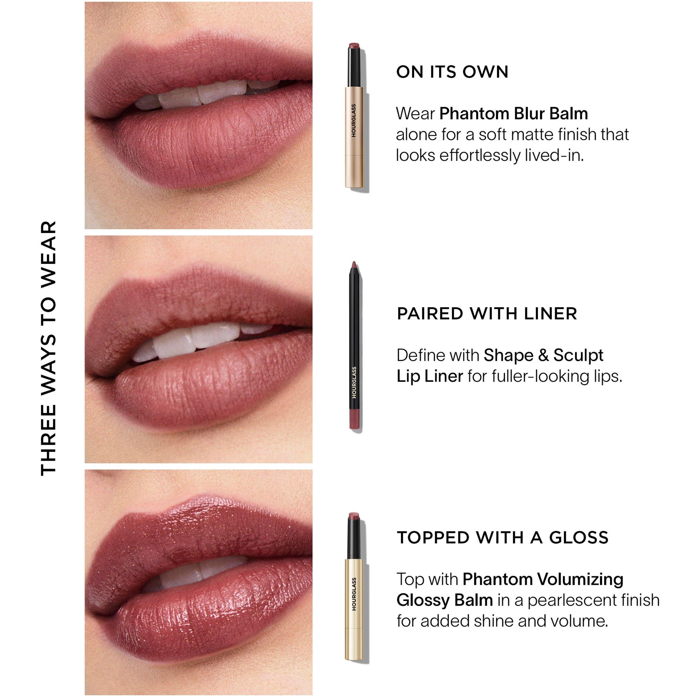 BROWN 02 - Hourglass - Women's Phantom Blur Lip Balm - 4
