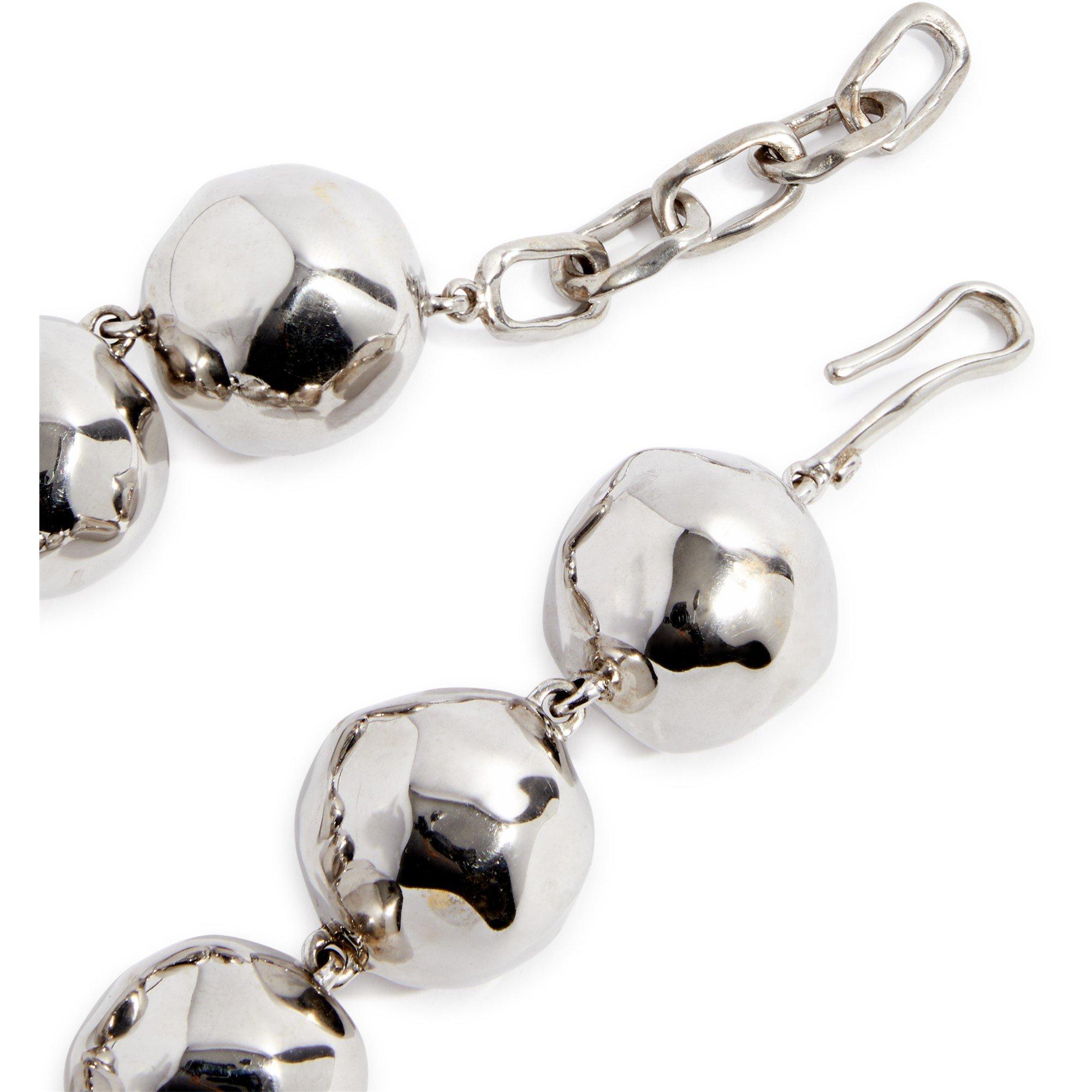 SILVER - Joanna Laura Constantine - LARGE WAVES ORB BRACELET - 4