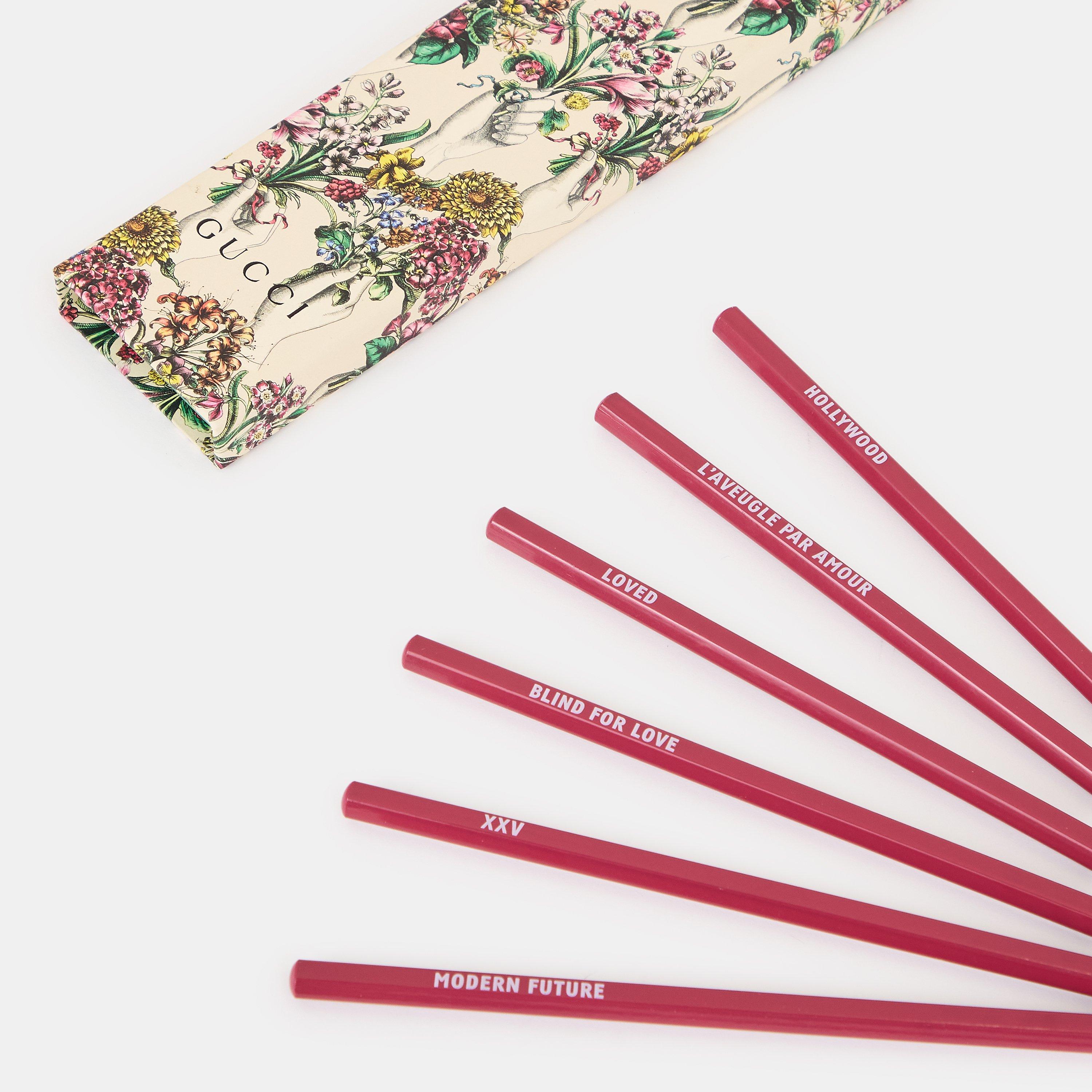 Bge Mlti/Brgndy - Gucci - Design Pencil - 3