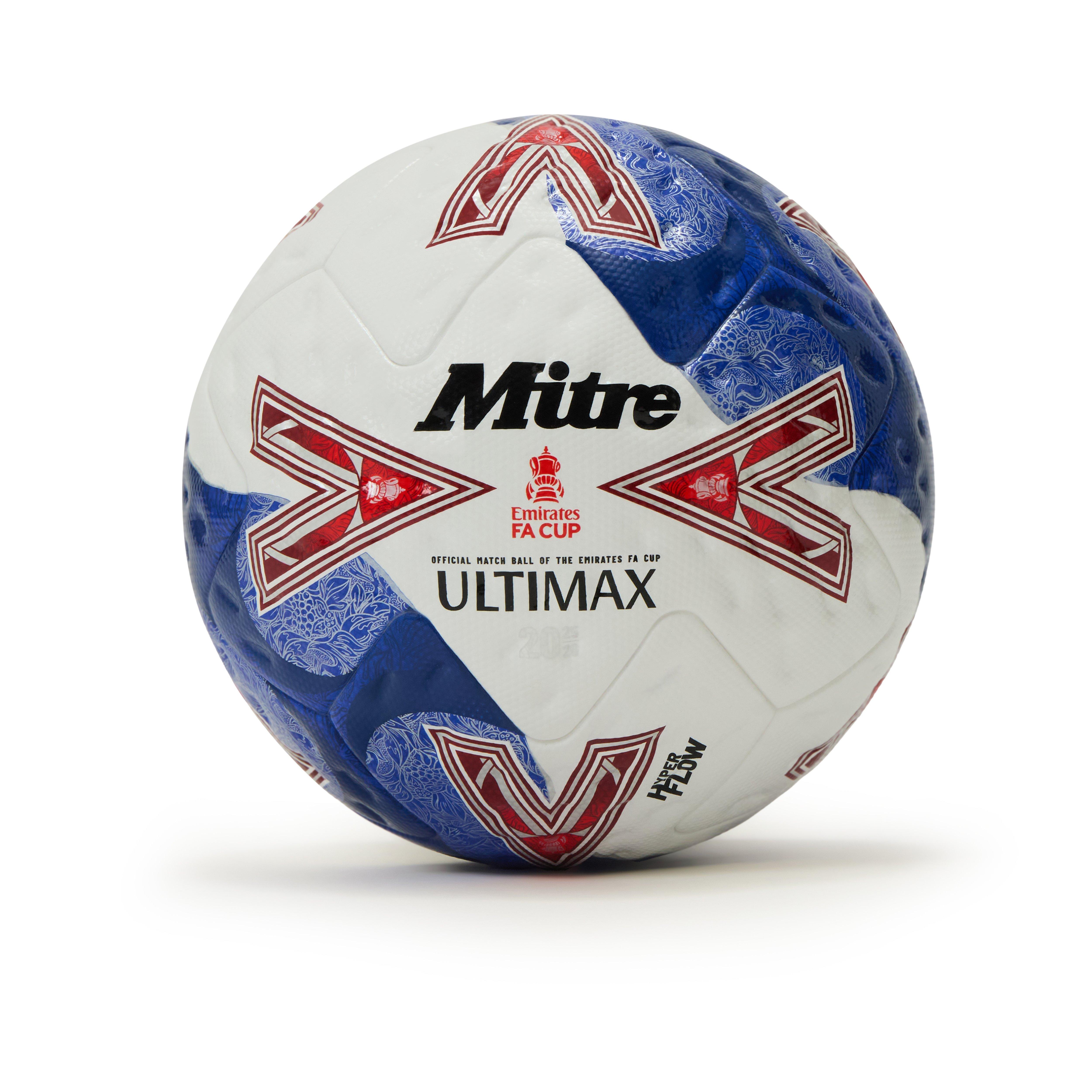 White/Blue - Mitre - Ultimax Pro FA Cup 2025 Football - 1