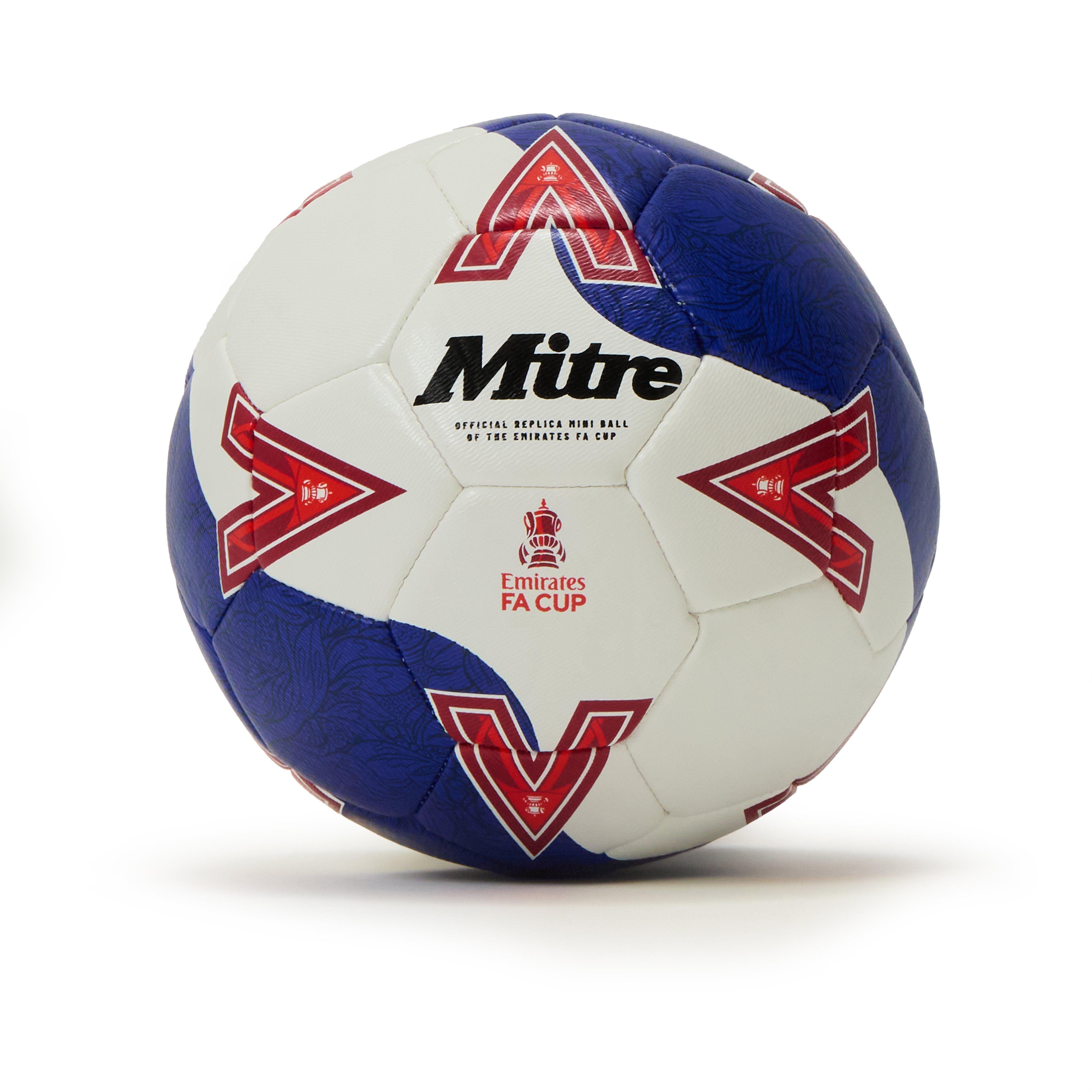 Mitre FA Cup 2025 Footballs - White/Blue