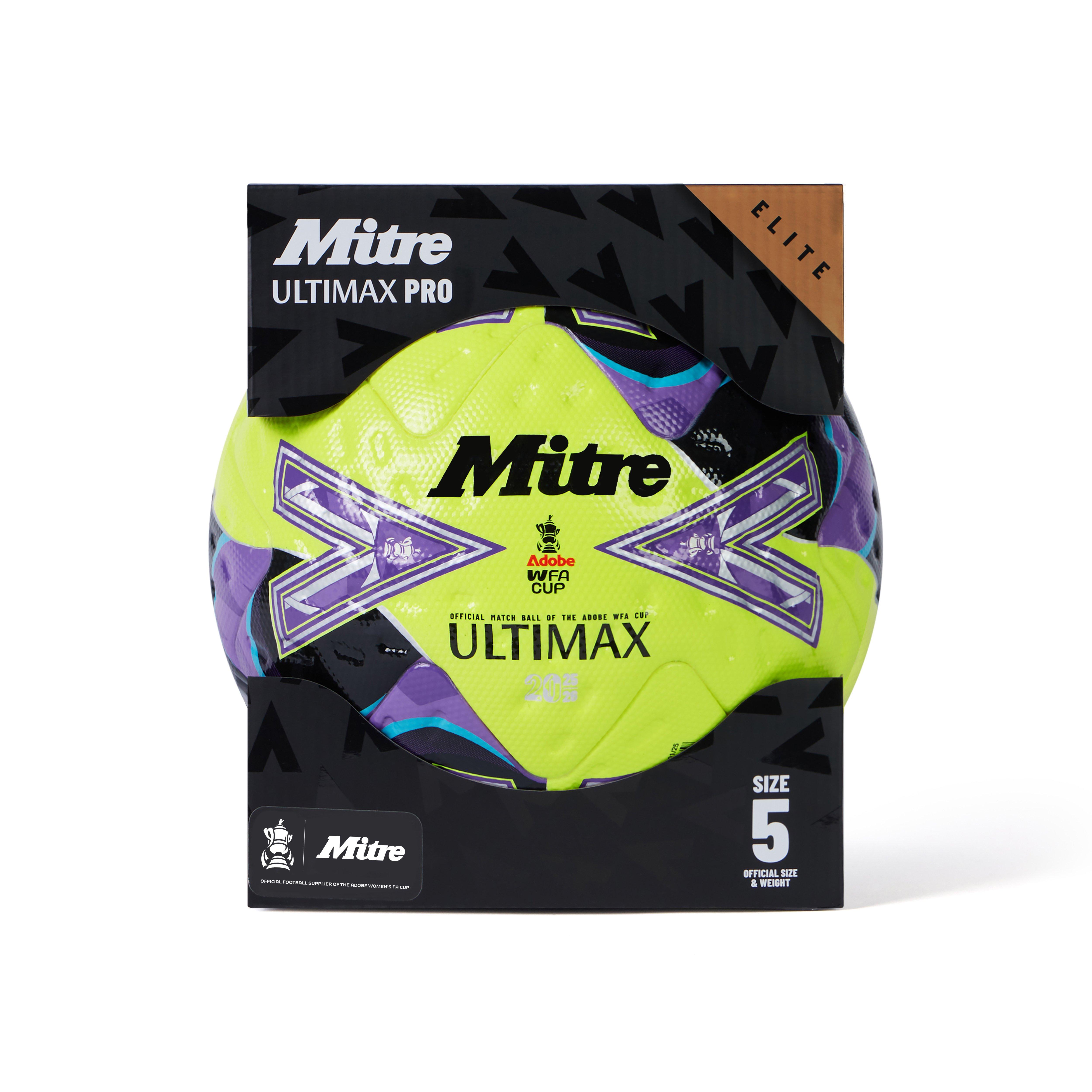 Lime/Purple - Mitre - Cup 2025 Ultimax Pro Football - 2