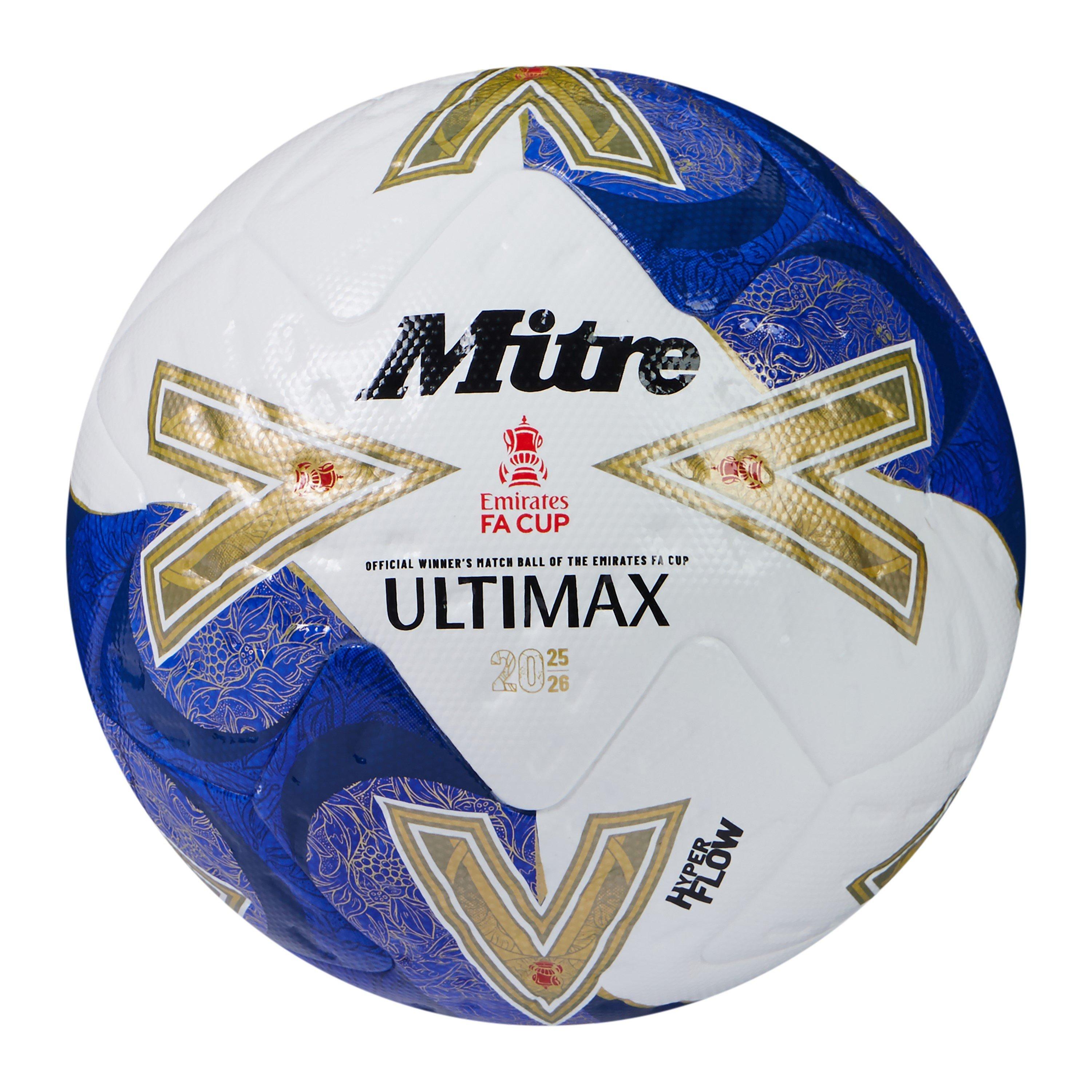 Wht/Gld/Blu/Red - Mitre - FA Cup Footballs