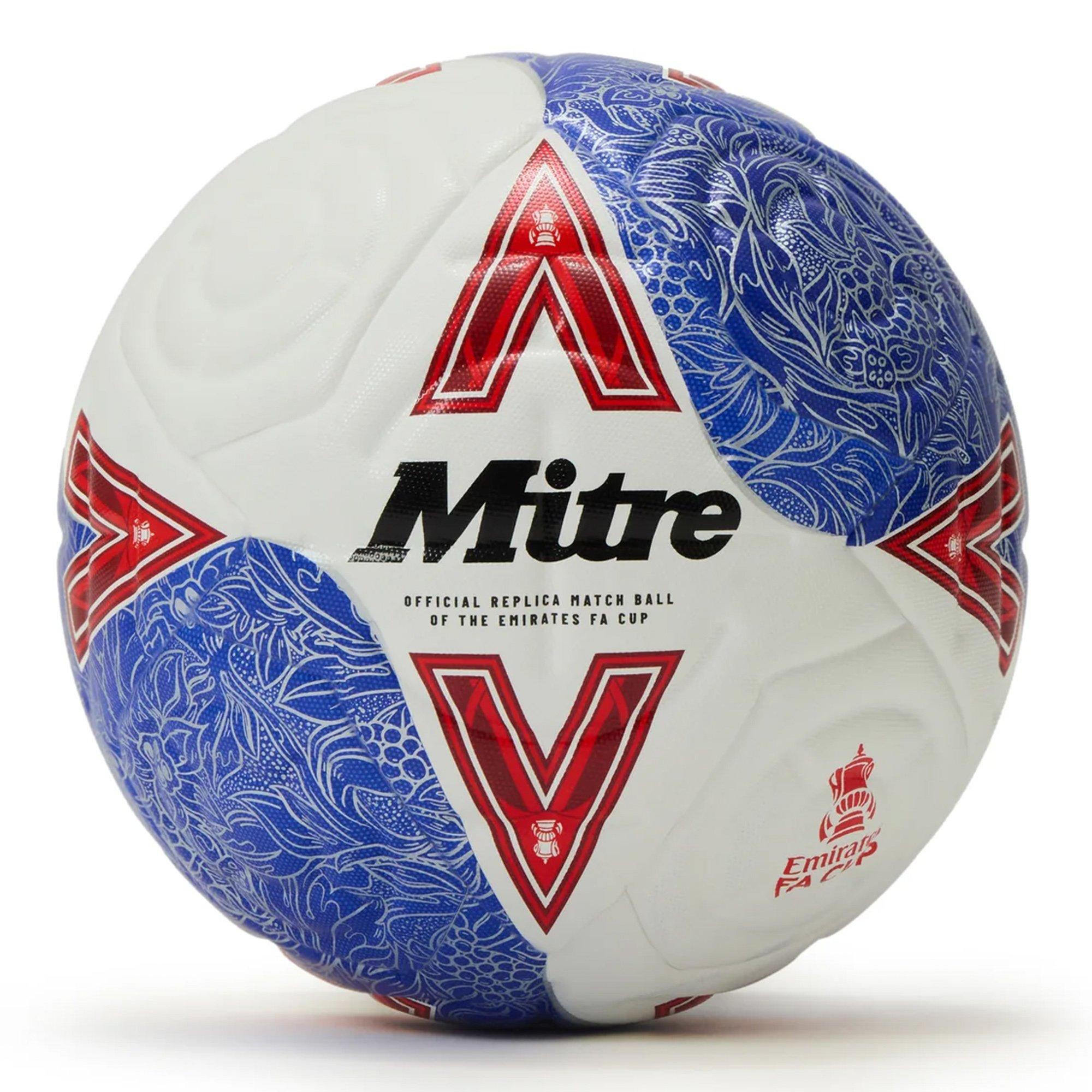 White/Blue/Red - Mitre - FA Cup Match 25 Footballs
