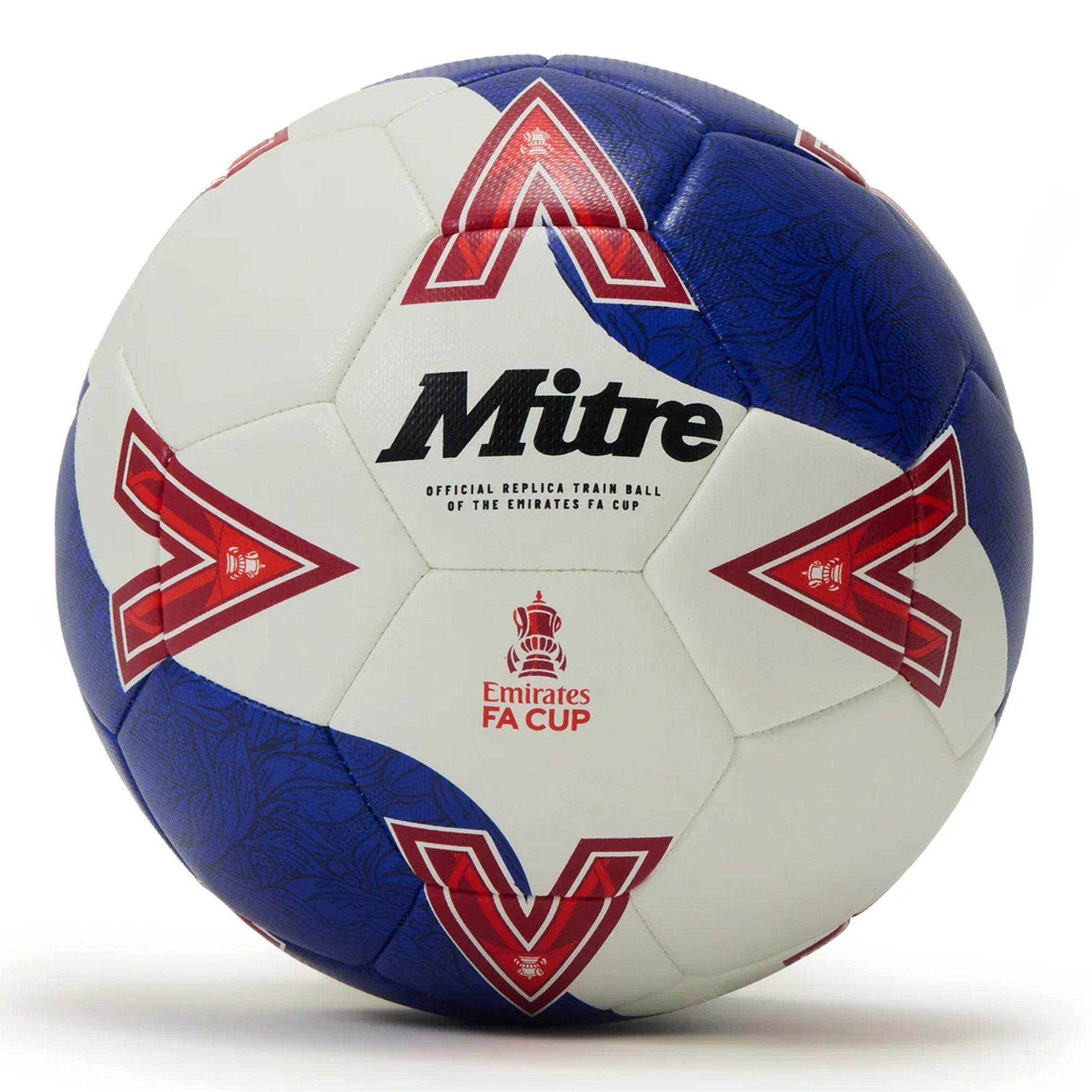 White/Blue/Red - Mitre - FACUP Train2526 Footballs