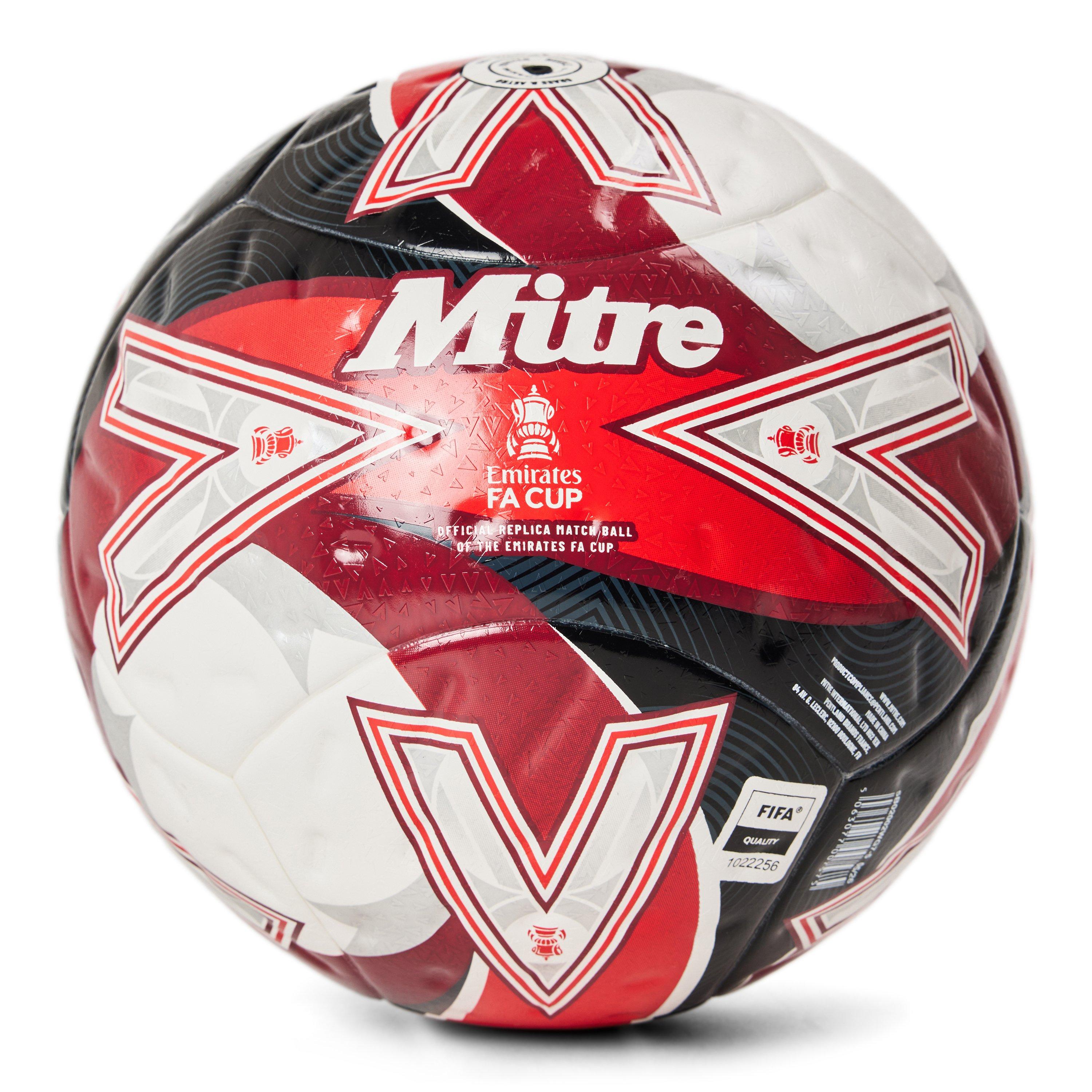 Wit/Rood - Mitre - Men's FA Cup Match Football - 2