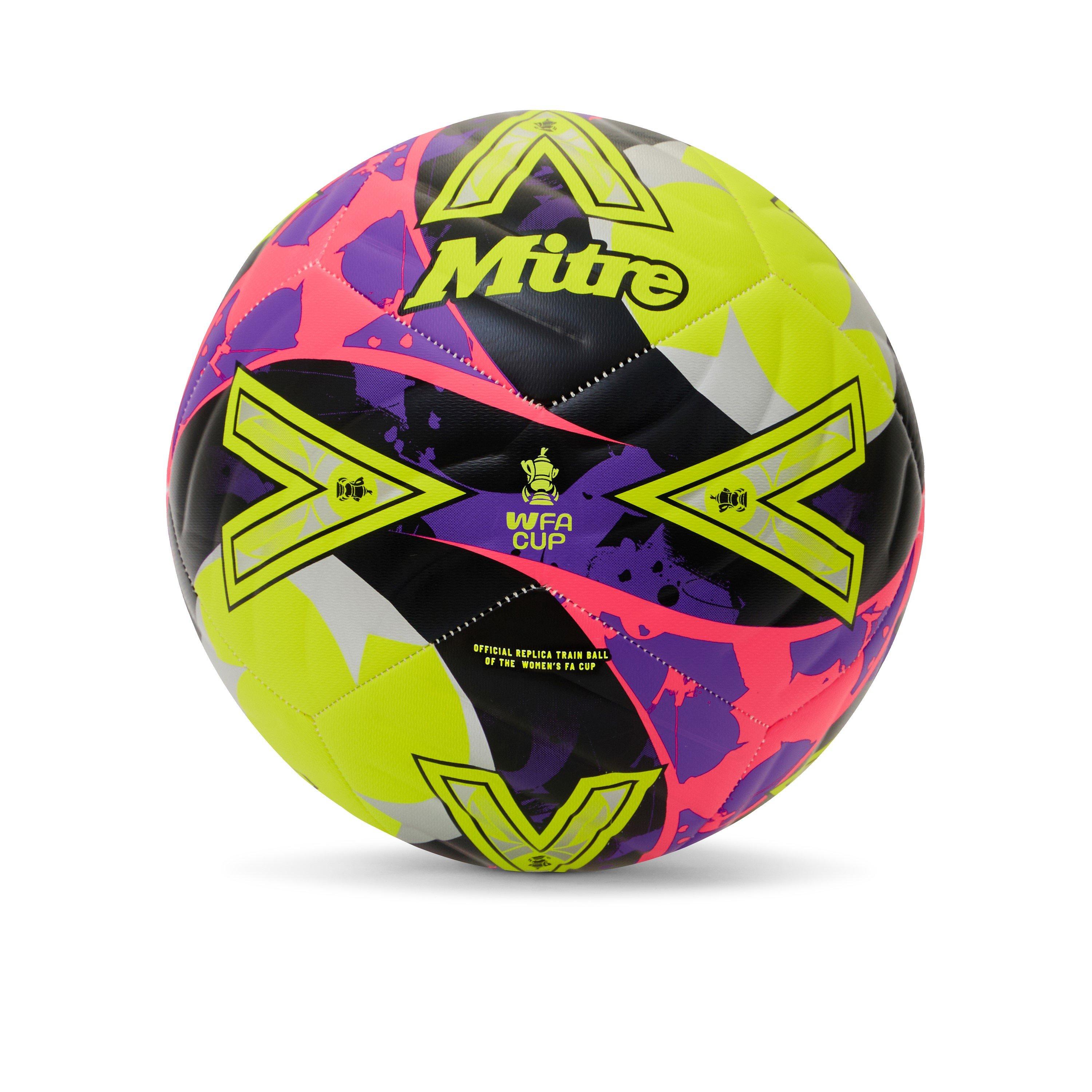 Gelb/Lila - Mitre - Womens 2026 FA Cup Training Football - 1