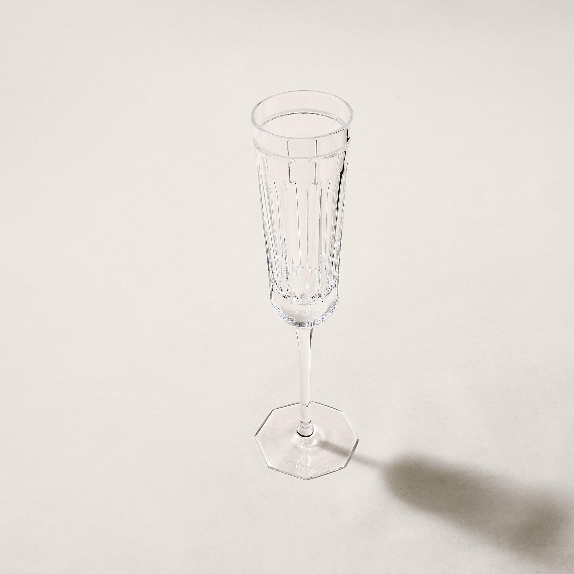 Clear - Ralph Lauren Home - Coraline Crystal Glass Champagne Flute - Set of 2 - 2