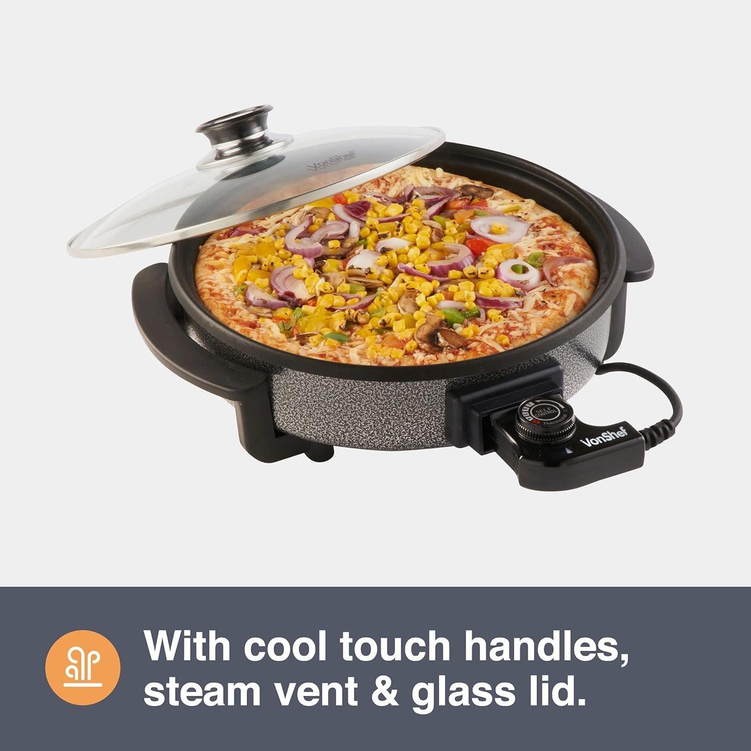 Silver - VonShef - Vonshef Multi Cooker 30Cm - 3