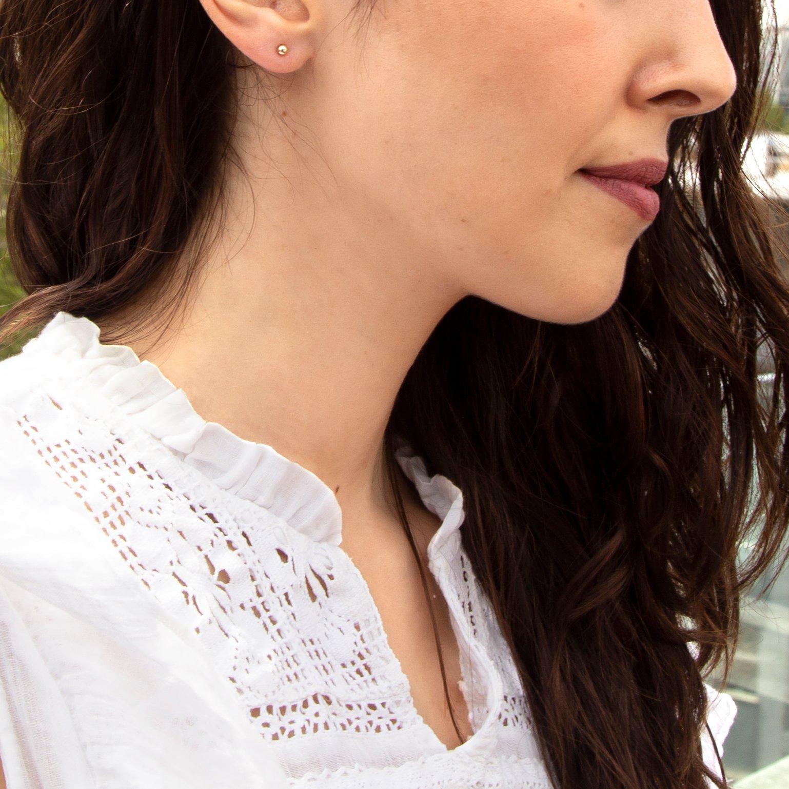 Yellow Gold - Be You - 9ct Gold Ball Studs - 2