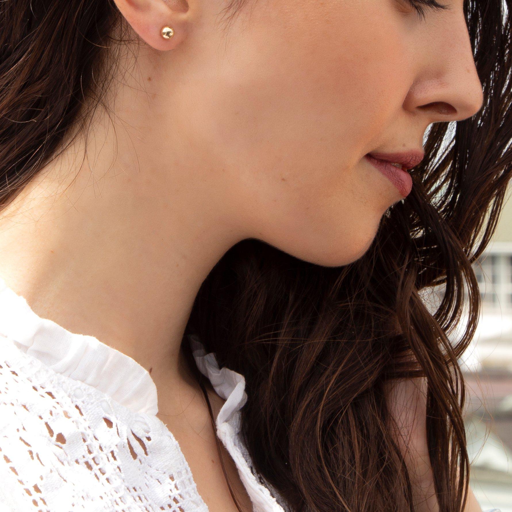 Yellow Gold - Be You - 9ct Gold Ball Studs - 4