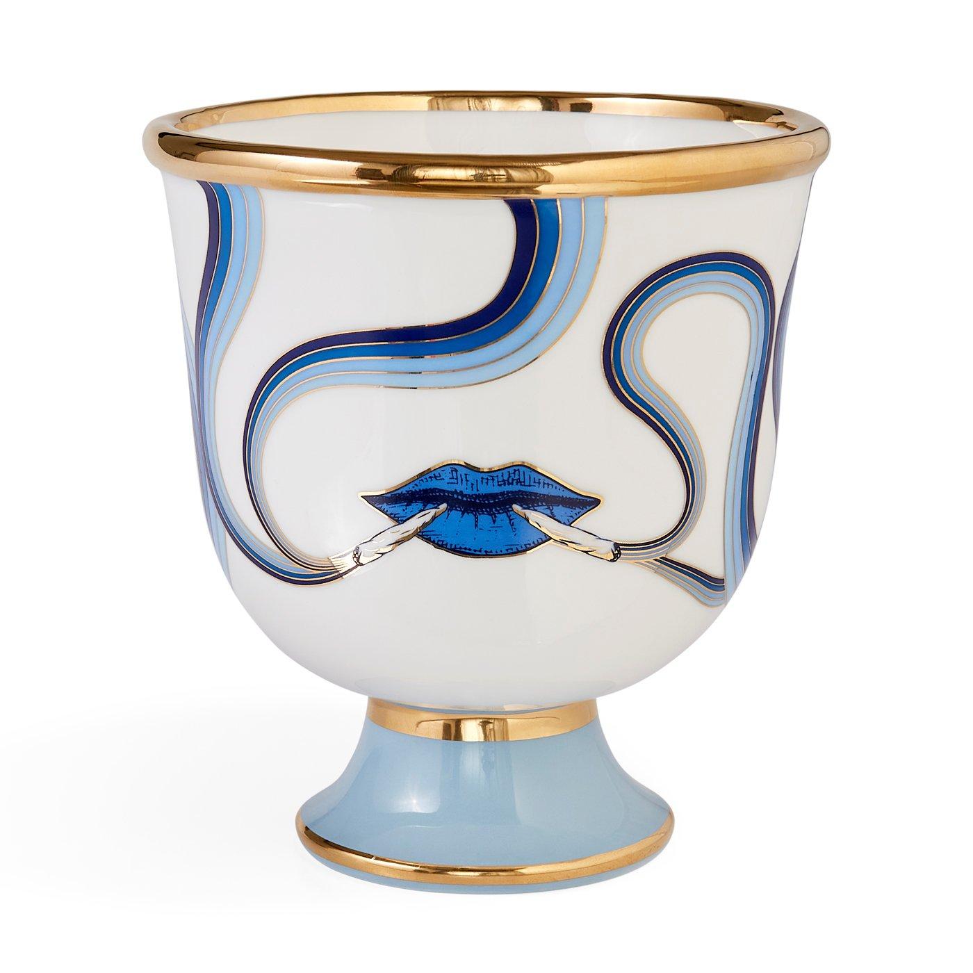 Blue - Jonathan Adler - Druggist Pedestal Bowl