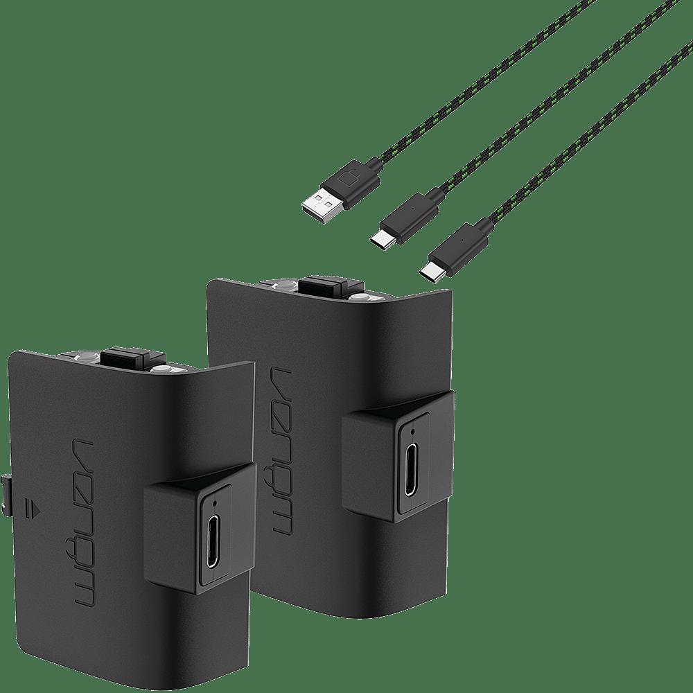 Black - Venom - Xbox Series X|S Rechargeable Battery Packs - Black - 1