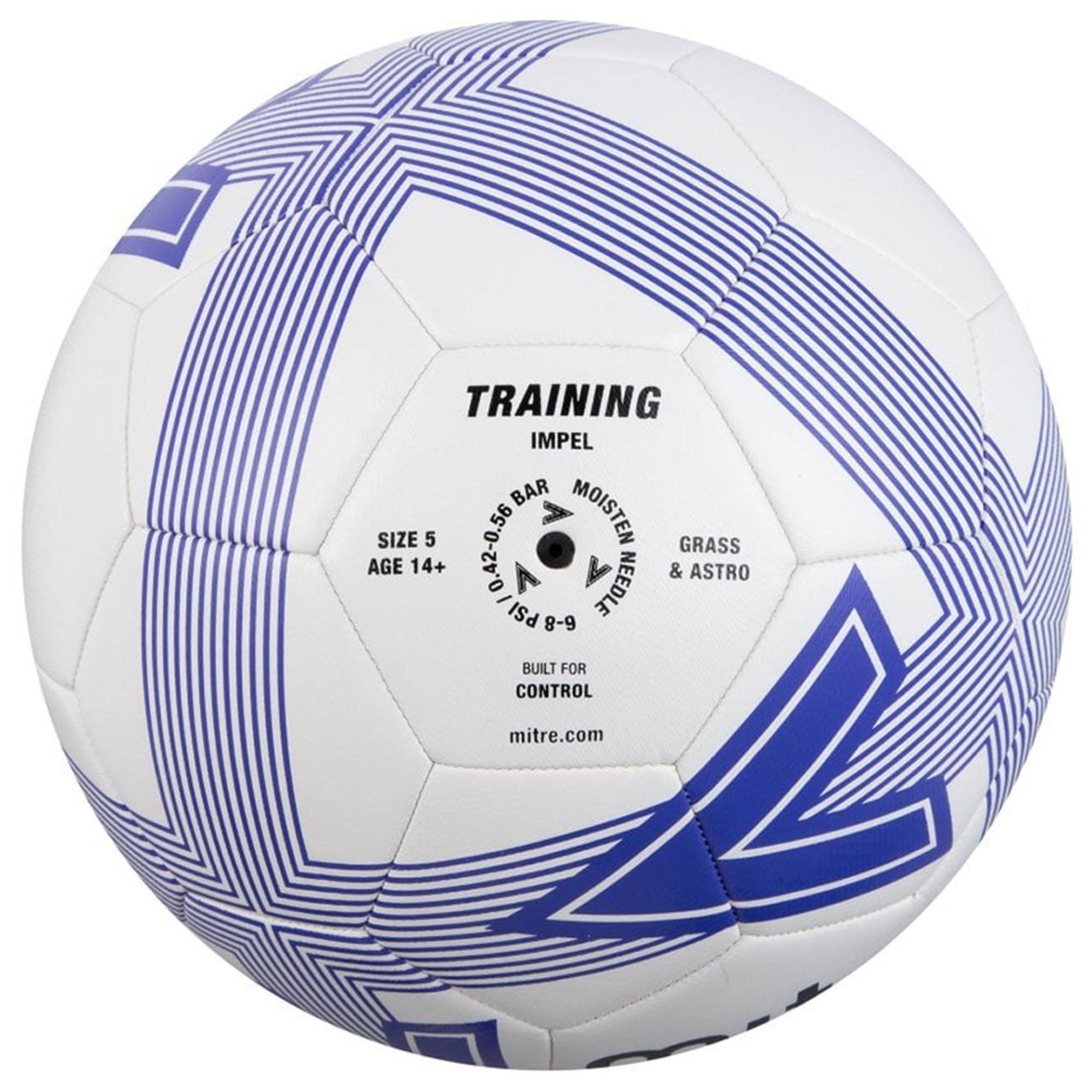 White/Blue - Mitre - Impel Football - 3