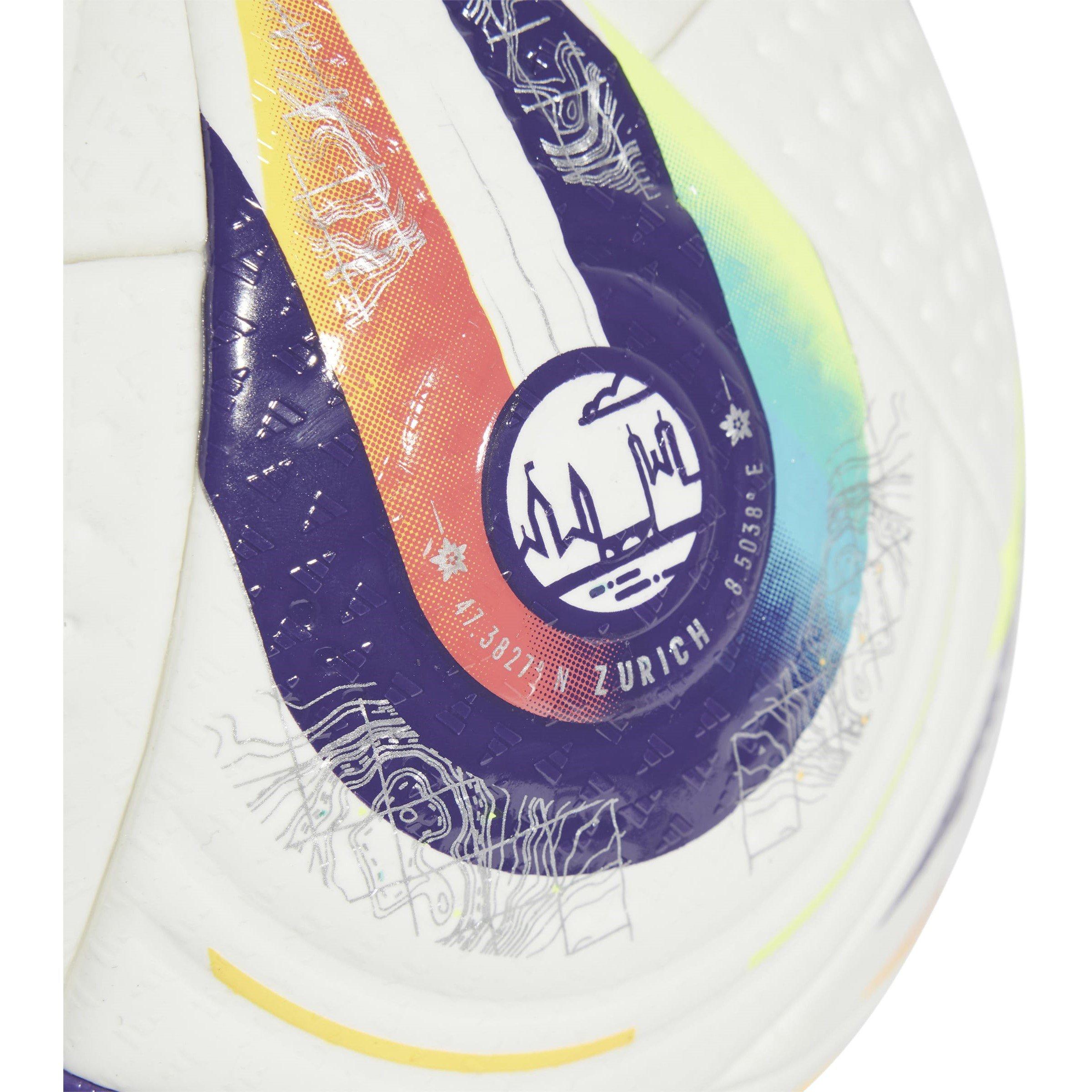 White/Purple - adidas - Euros 2025™ Pro Ball Adults - 4