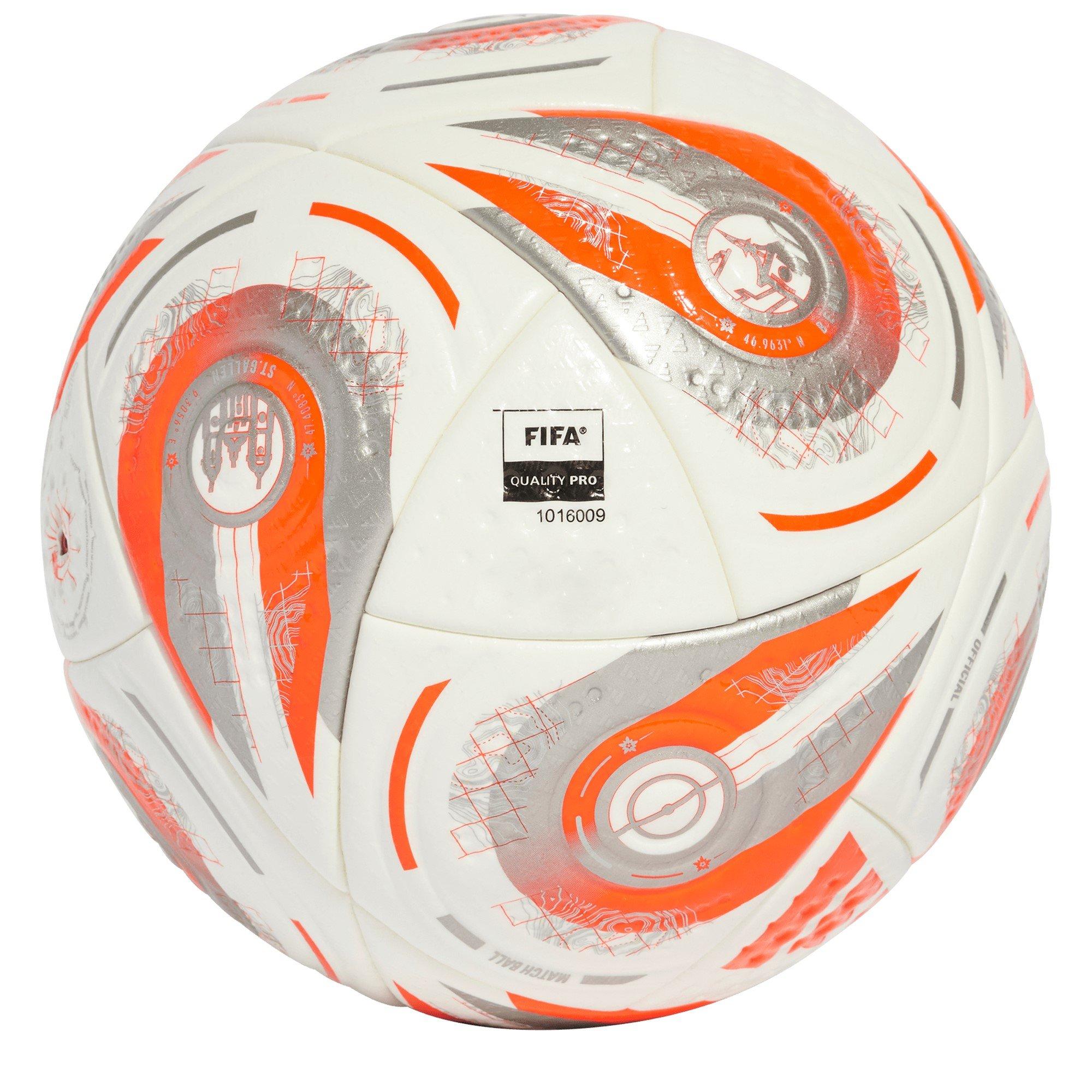 Blanc/Argenté - adidas - Euros 2025™ Pro Ball Adults - 2