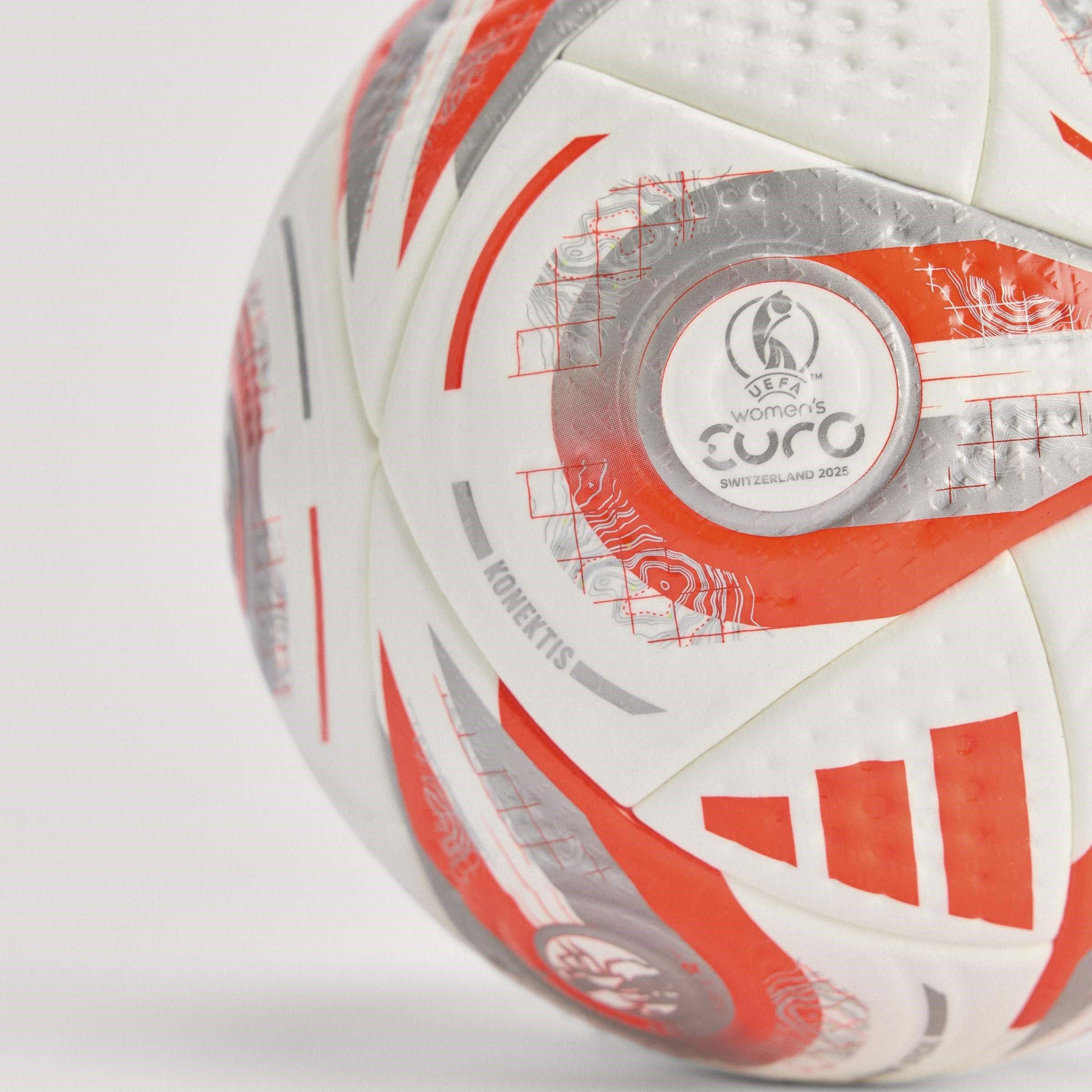 Blanc/Argenté - adidas - Euros 2025™ Pro Ball Adults - 9