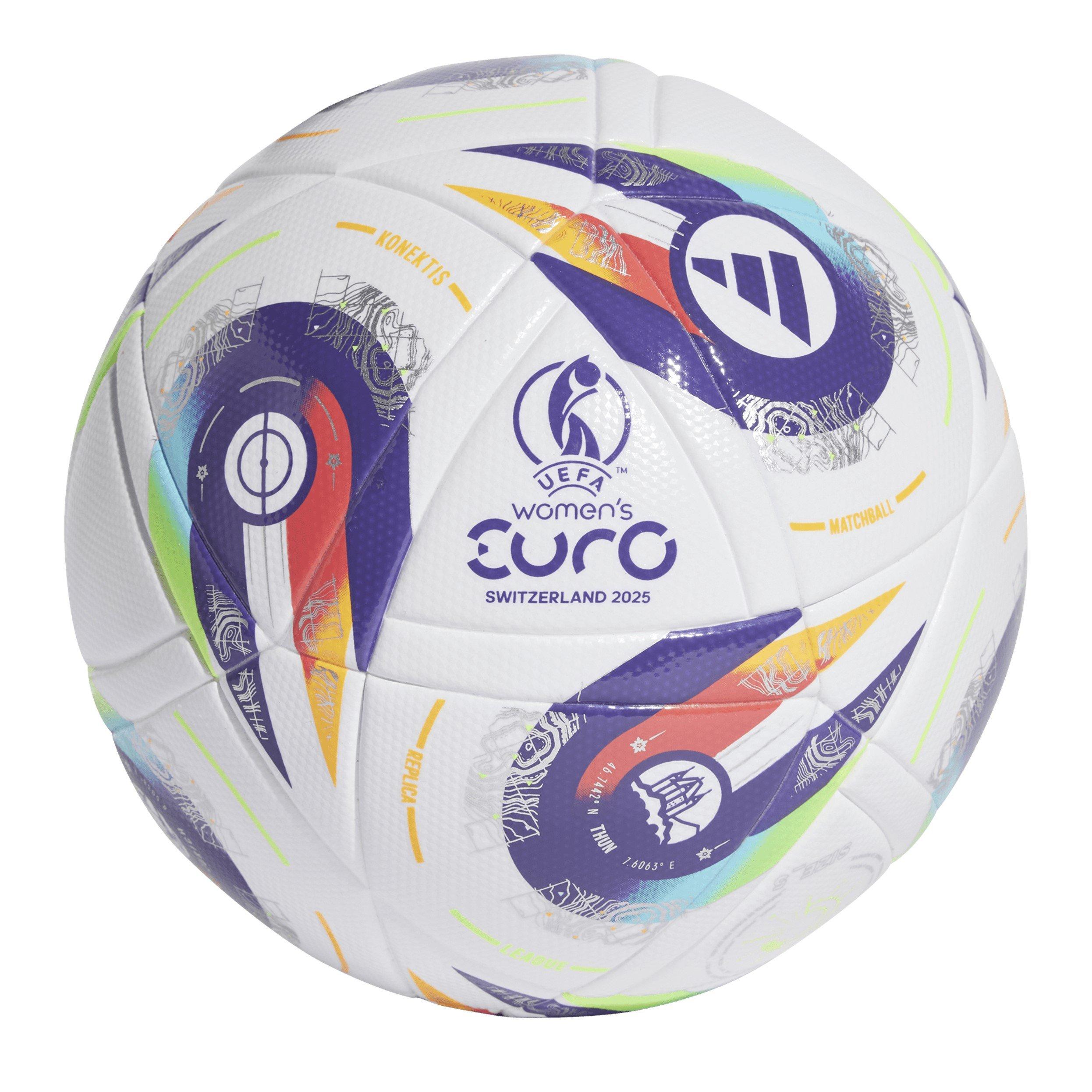 White/Purple - adidas - Euros 2025 ™ League Ball Adults - 1