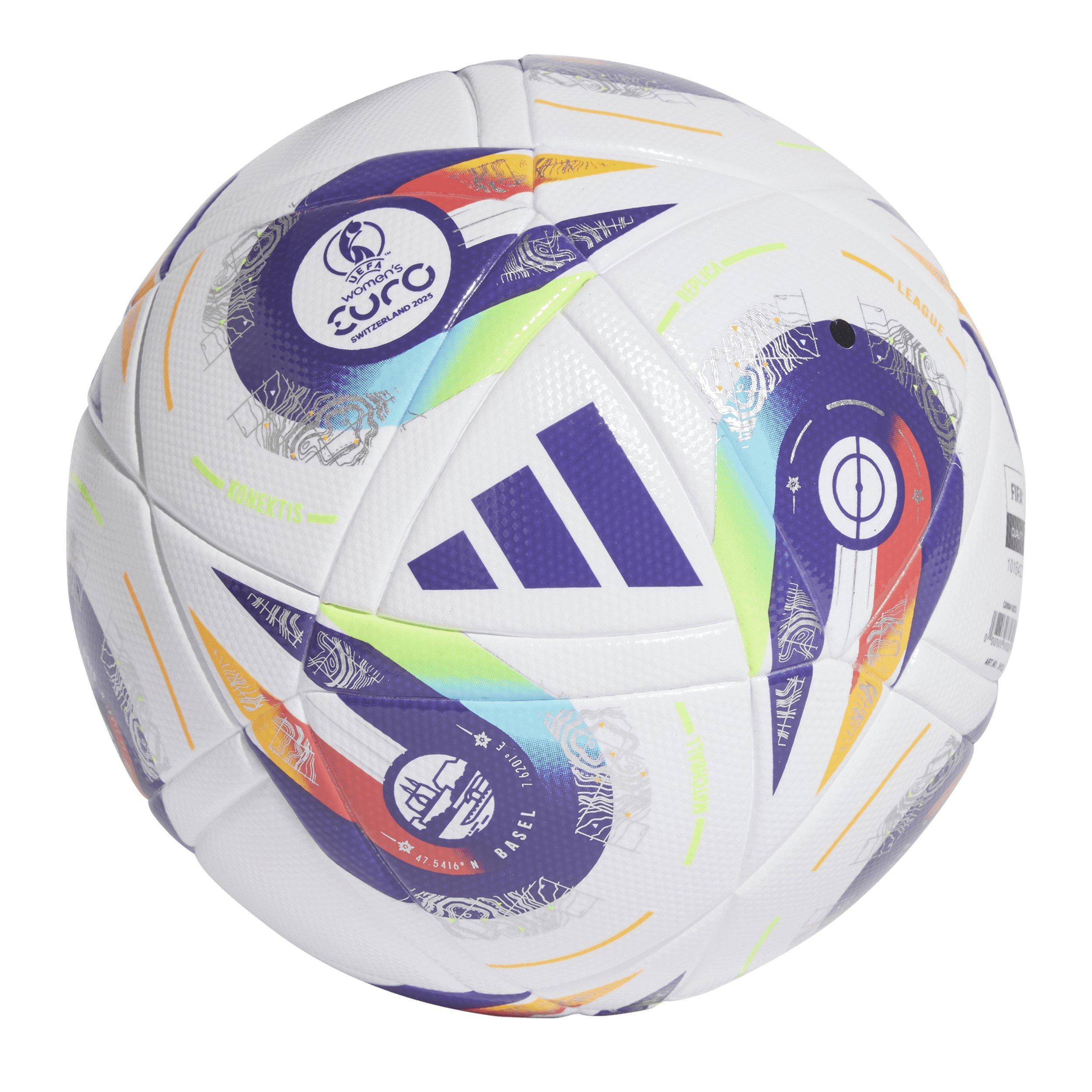 White/Purple - adidas - Euros 2025 ™ League Ball Adults - 2