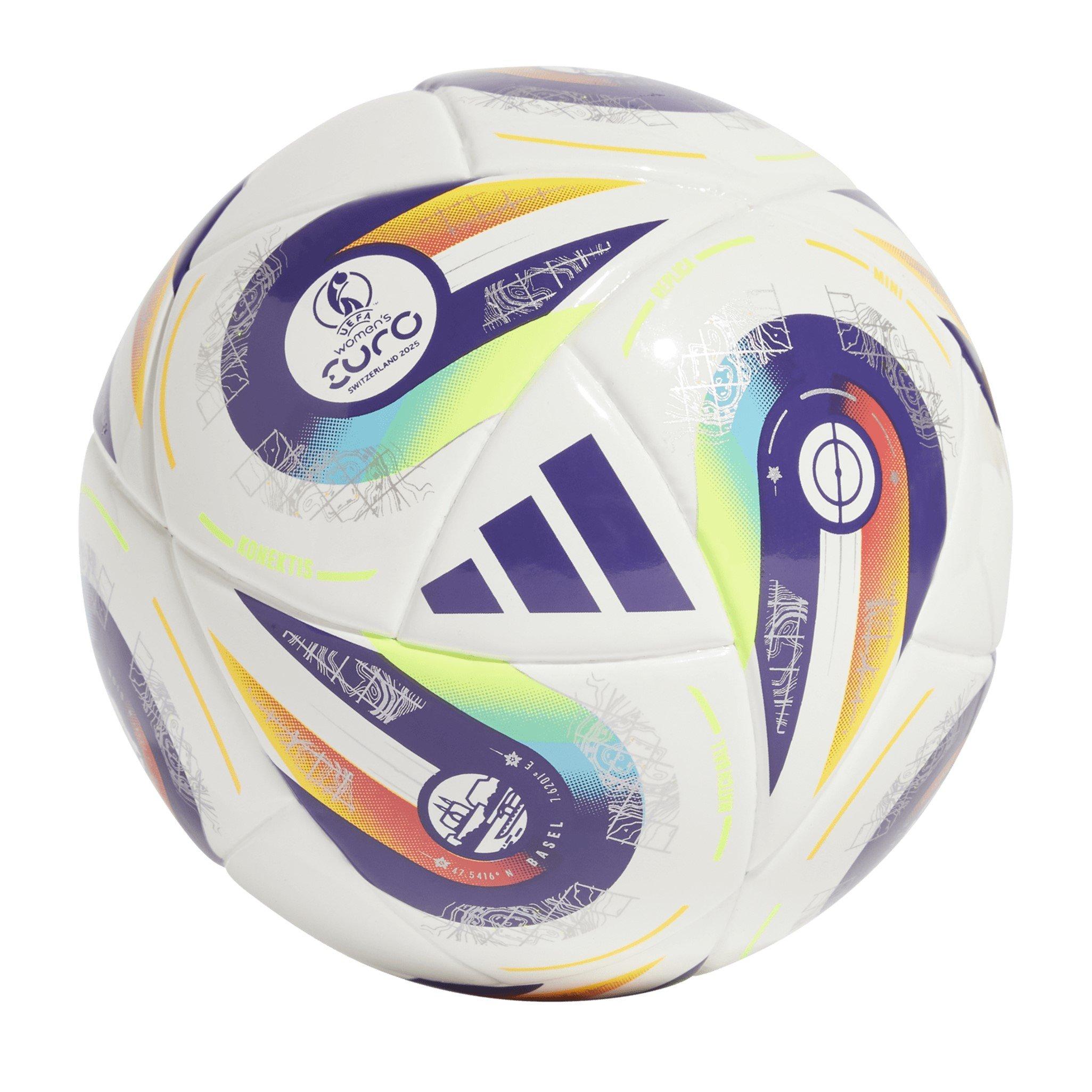 White/Purple - adidas - Euros 2025 ™ Mini Ball Adults - 1