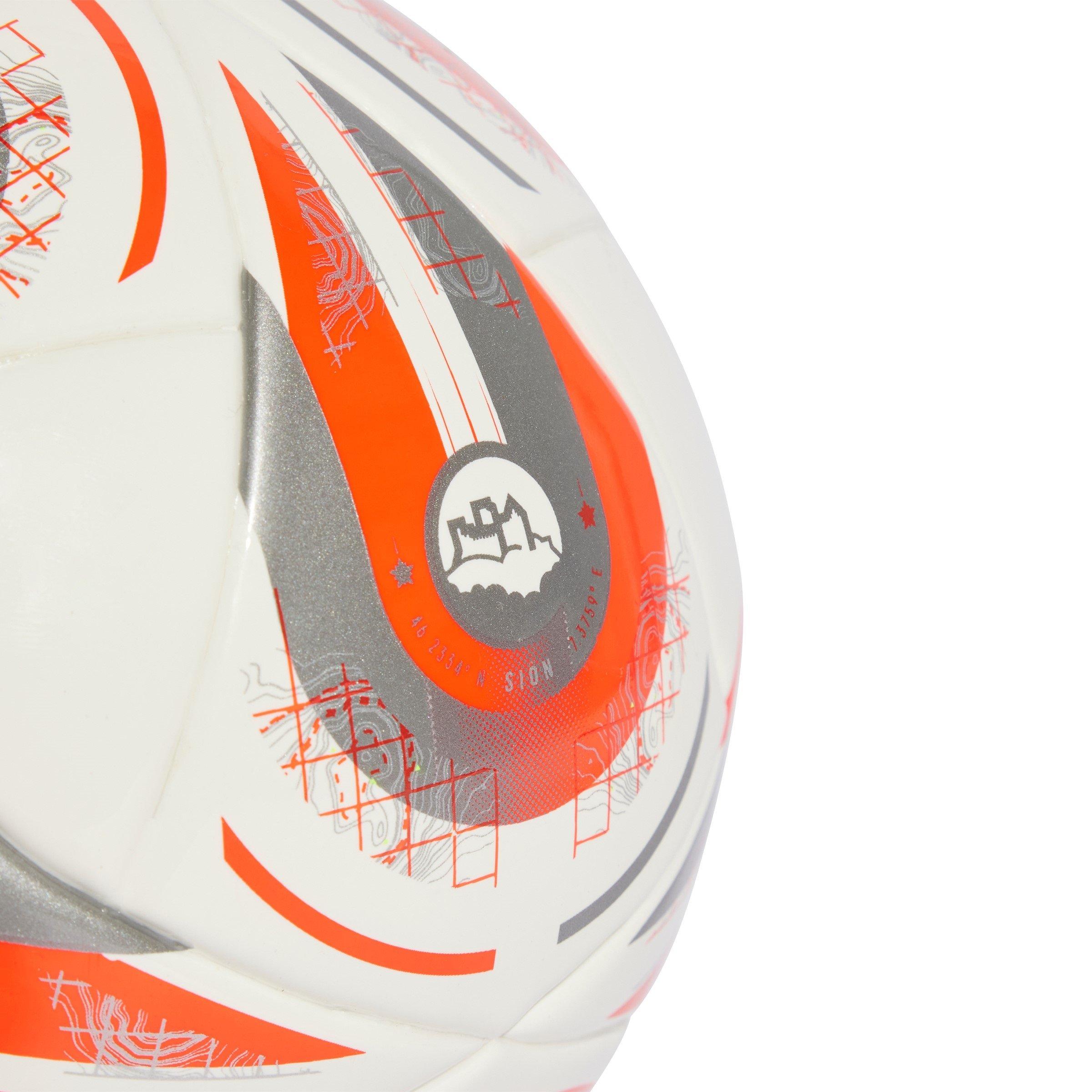Wit/Zilver - adidas - Euros 2025 ™ Mini Ball Adults - 3