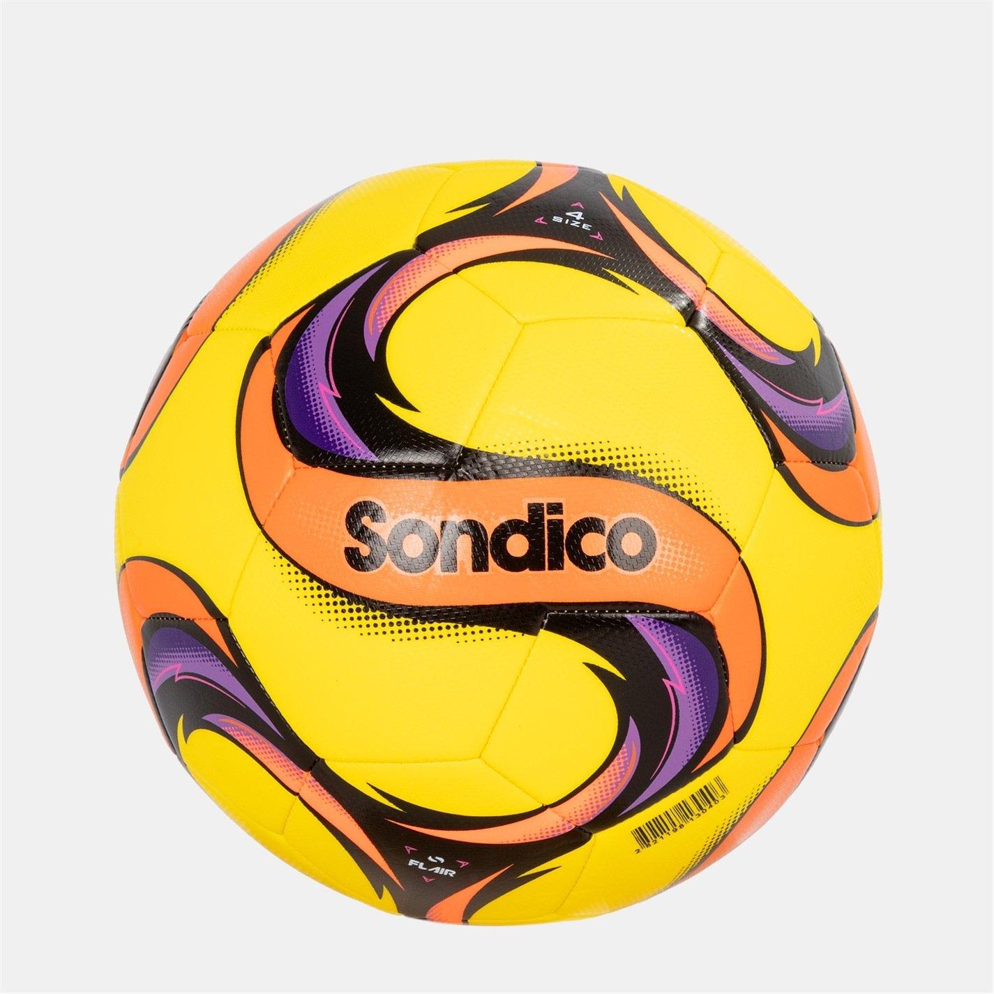 Sondico  Flair Football - Yellow/Black - Size 4