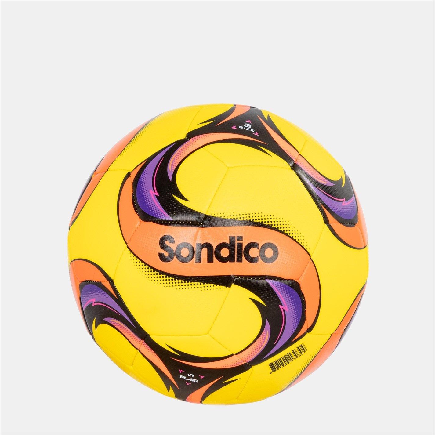 Sondico  Flair Football - Yellow/Black - Size 3
