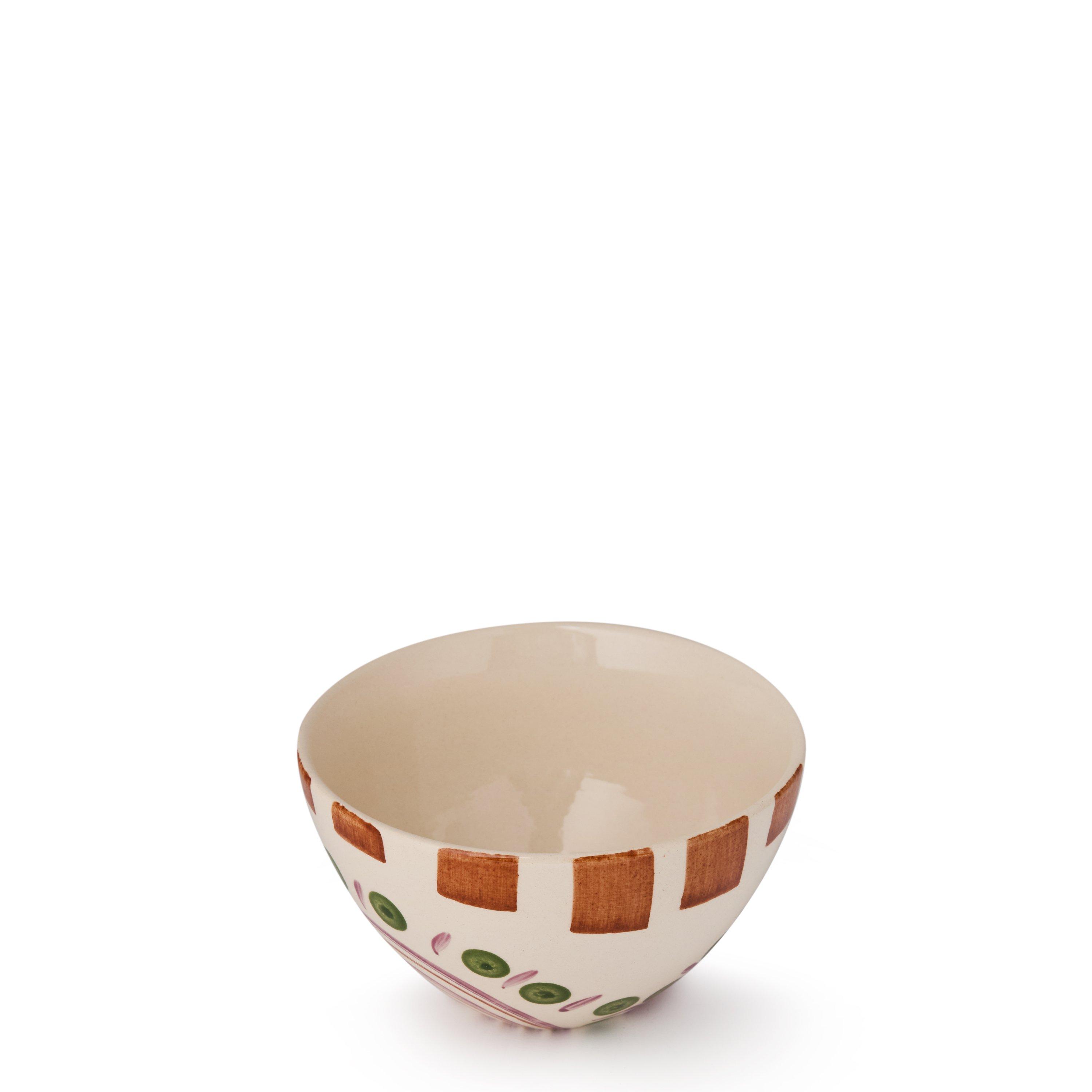 Bloomingville  Shama And Heikki Bowl - Orange/ Green - Small