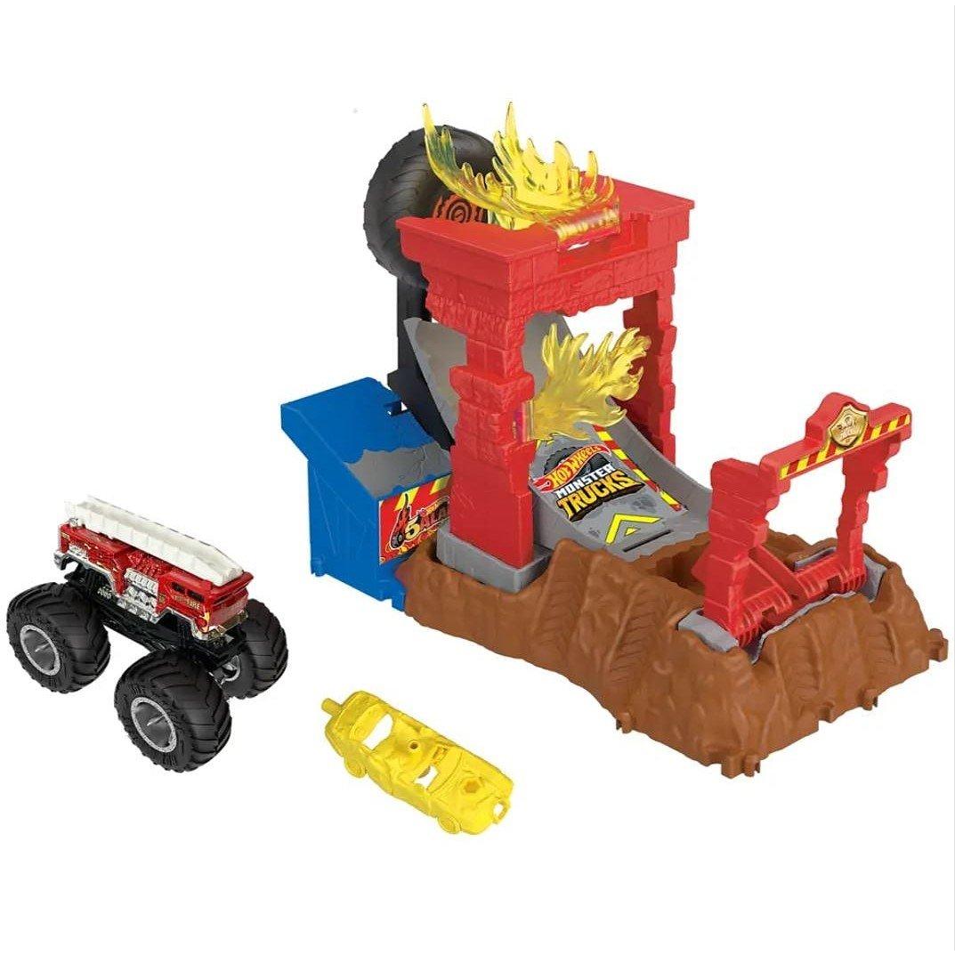 Multi Format An - Hot Wheels - Monster Trucks Basic Arena Play Sets Ast - 4