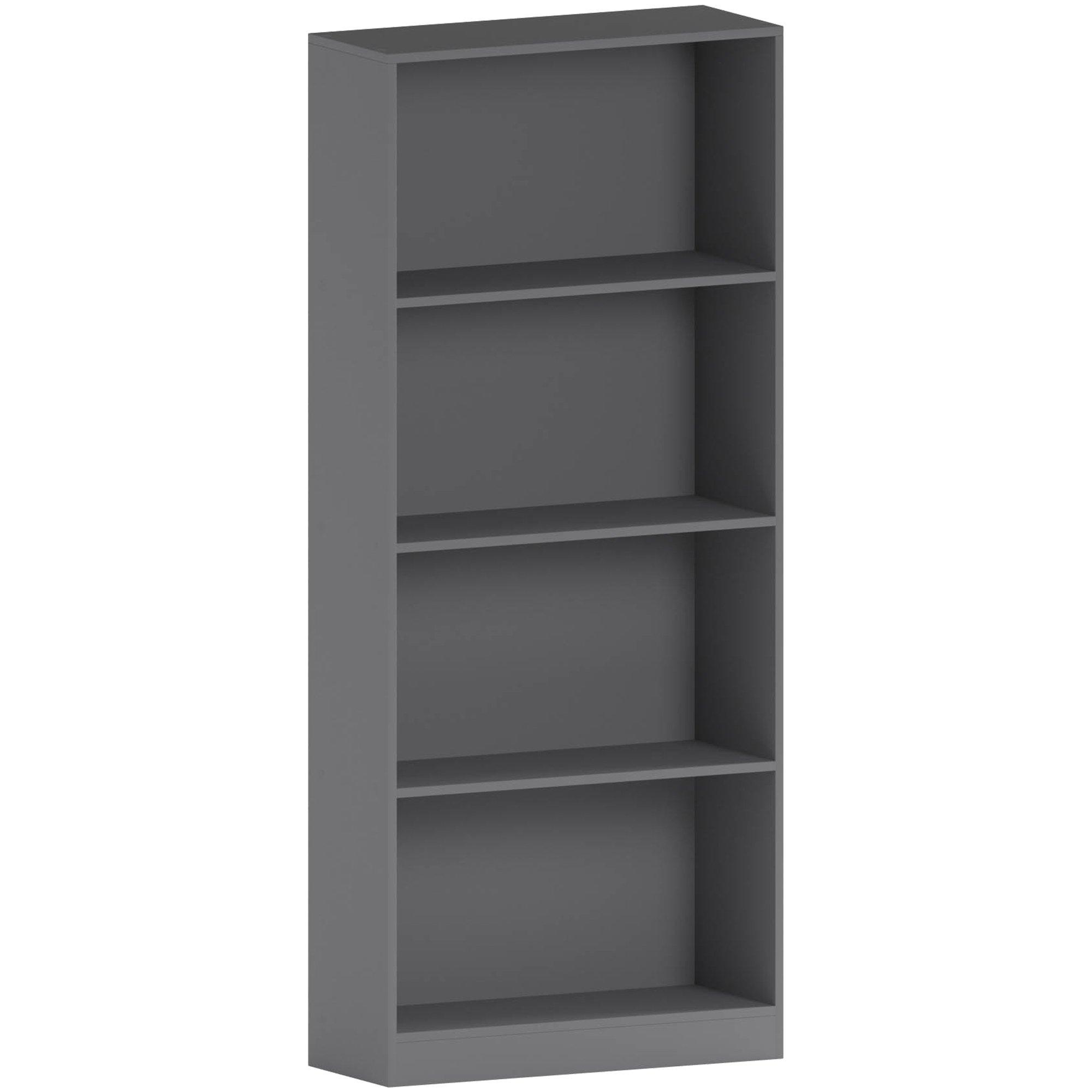 Grey - Lassic - Vida Designs Cambridge 4 Tier Large Bookcase - 7