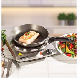 Daewoo Electricals Single 1500W Stainless Steel Hot Plate Hob