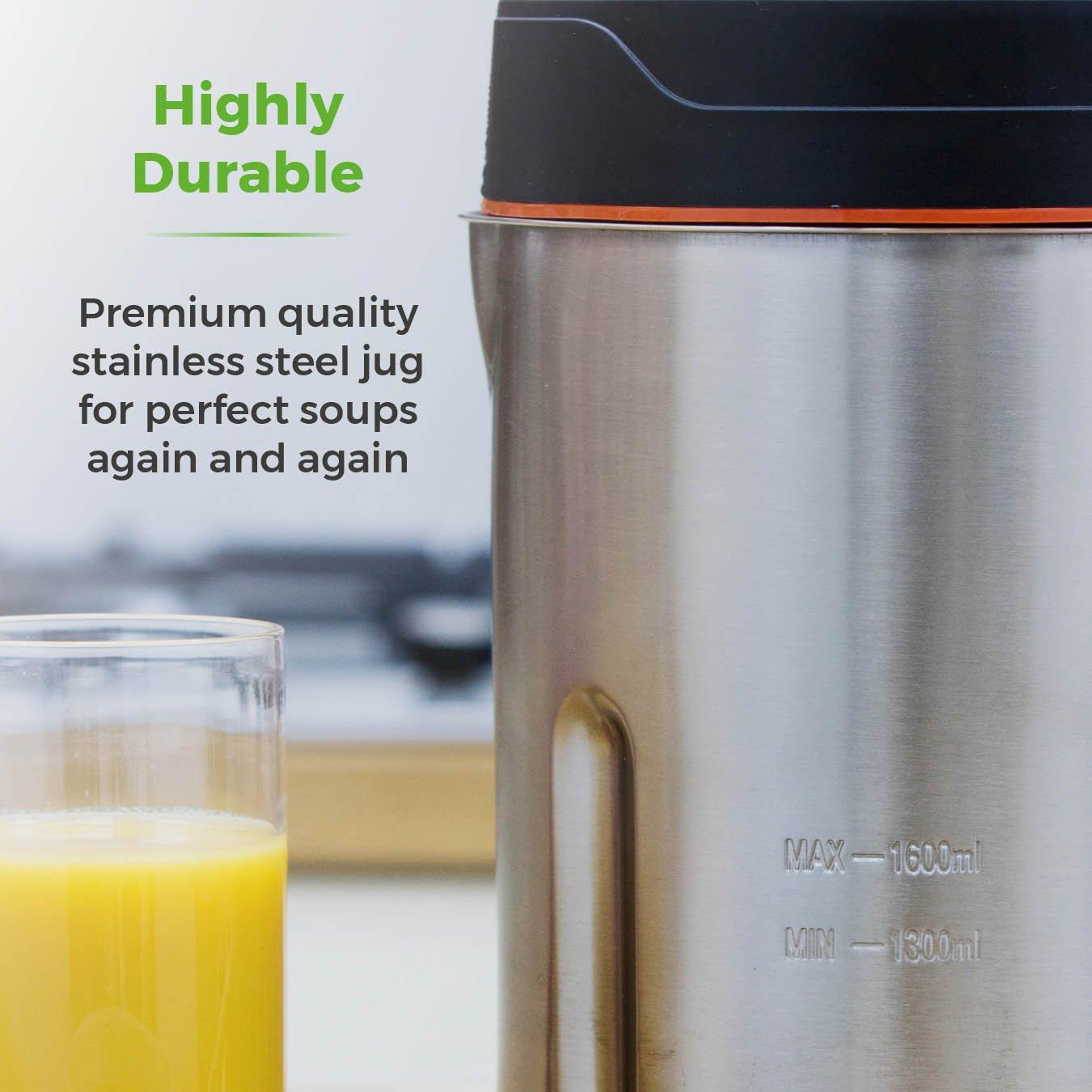 Black Silver - Tower - 1.6L Soup Maker - 6