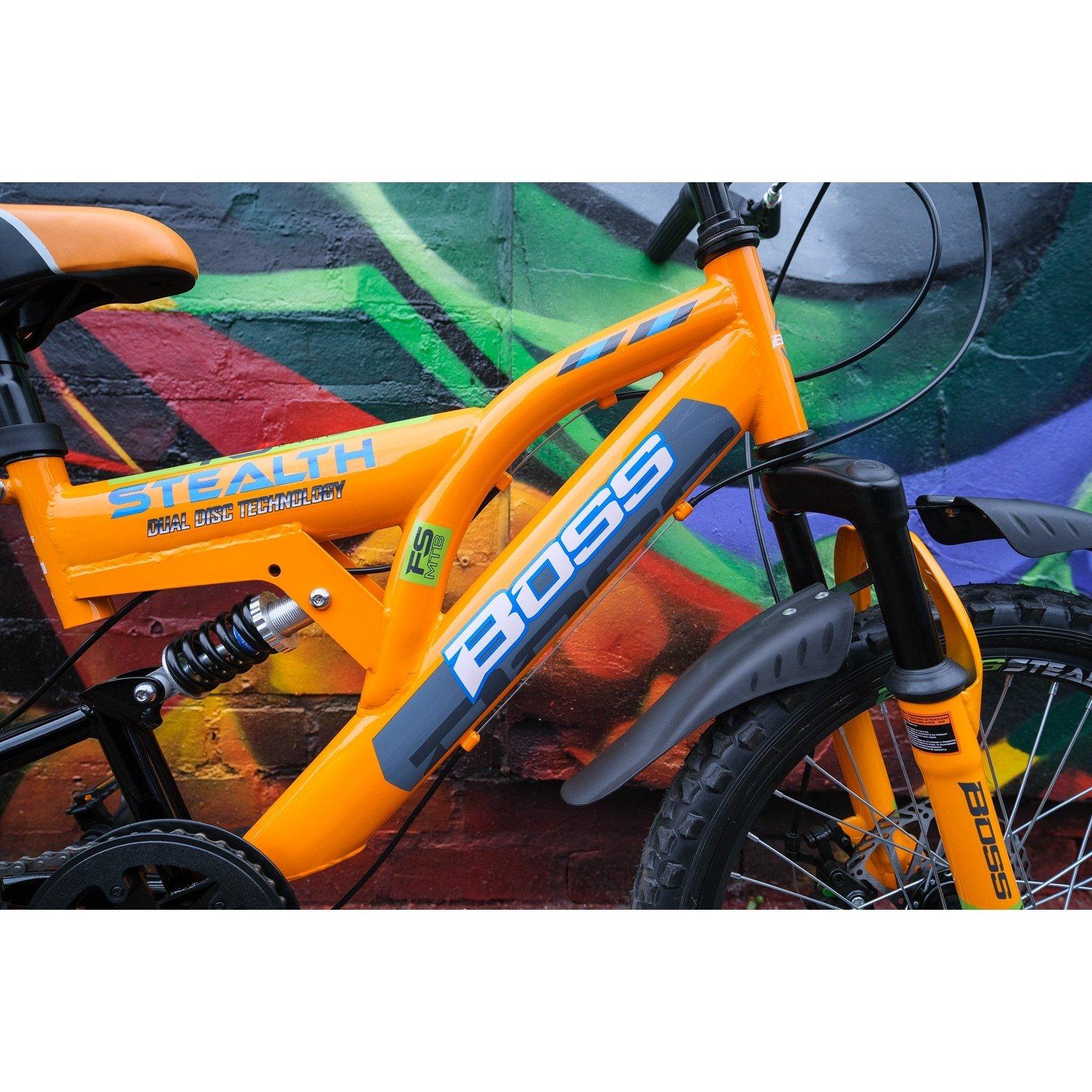 Orange - Boss Bikes - Boss Stealth 20 Junior Bike - 6