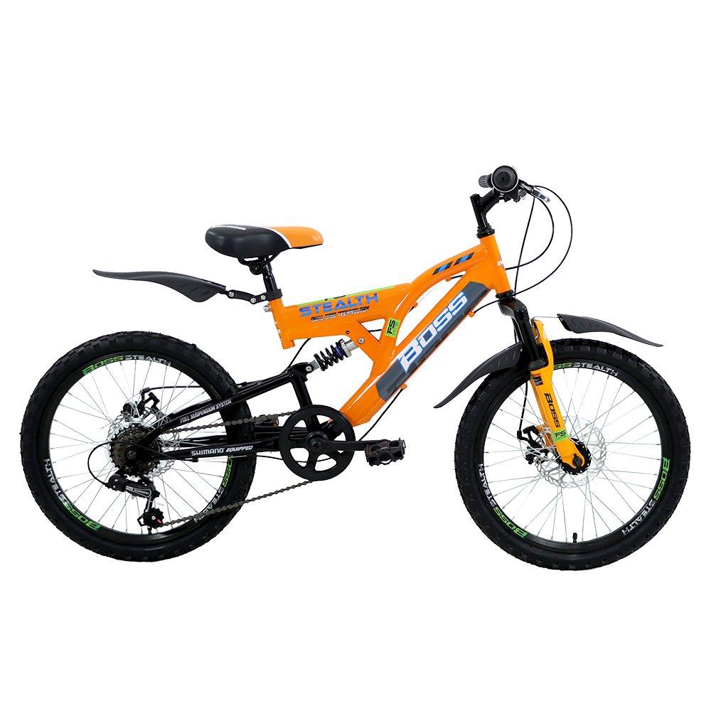 Orange - Boss Bikes - Boss Stealth 20 Junior Bike - 9