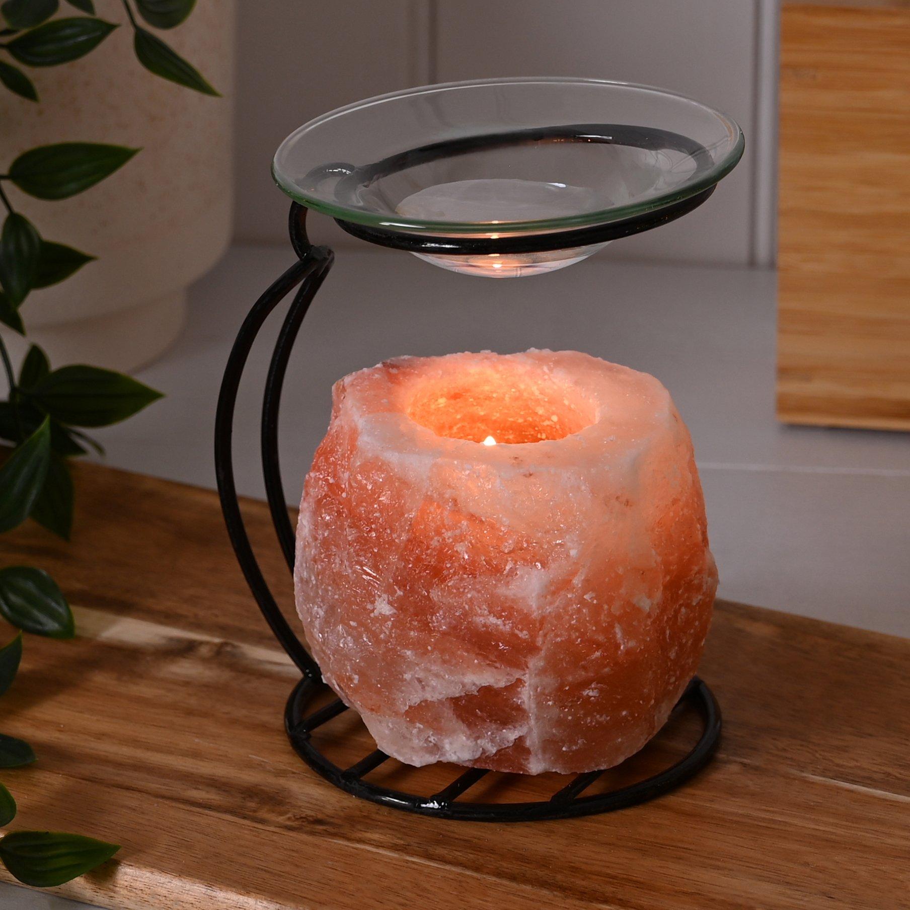 Amber - Hestia - Himalayan Salt Wax Melt Burner - 3