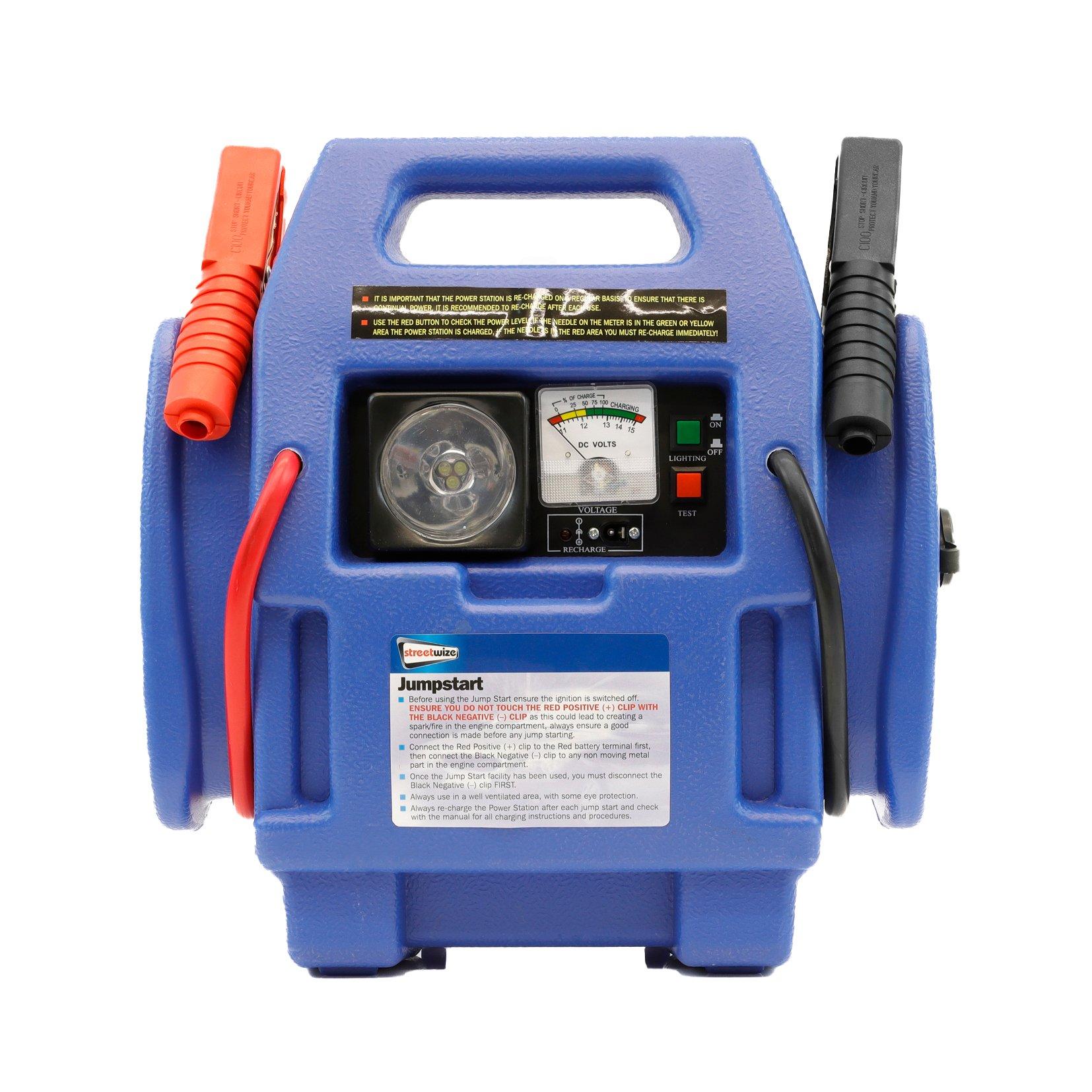 Streetwize  10Ah 12V Portable Power Station & Emergency Jump - Blue