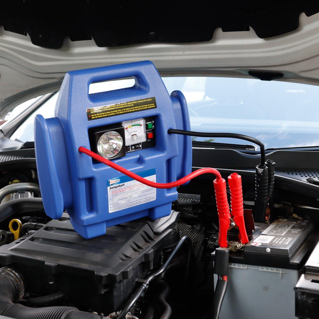 Blue - Streetwize - 10Ah 12V Portable Power Station & Emergency Jump - 2